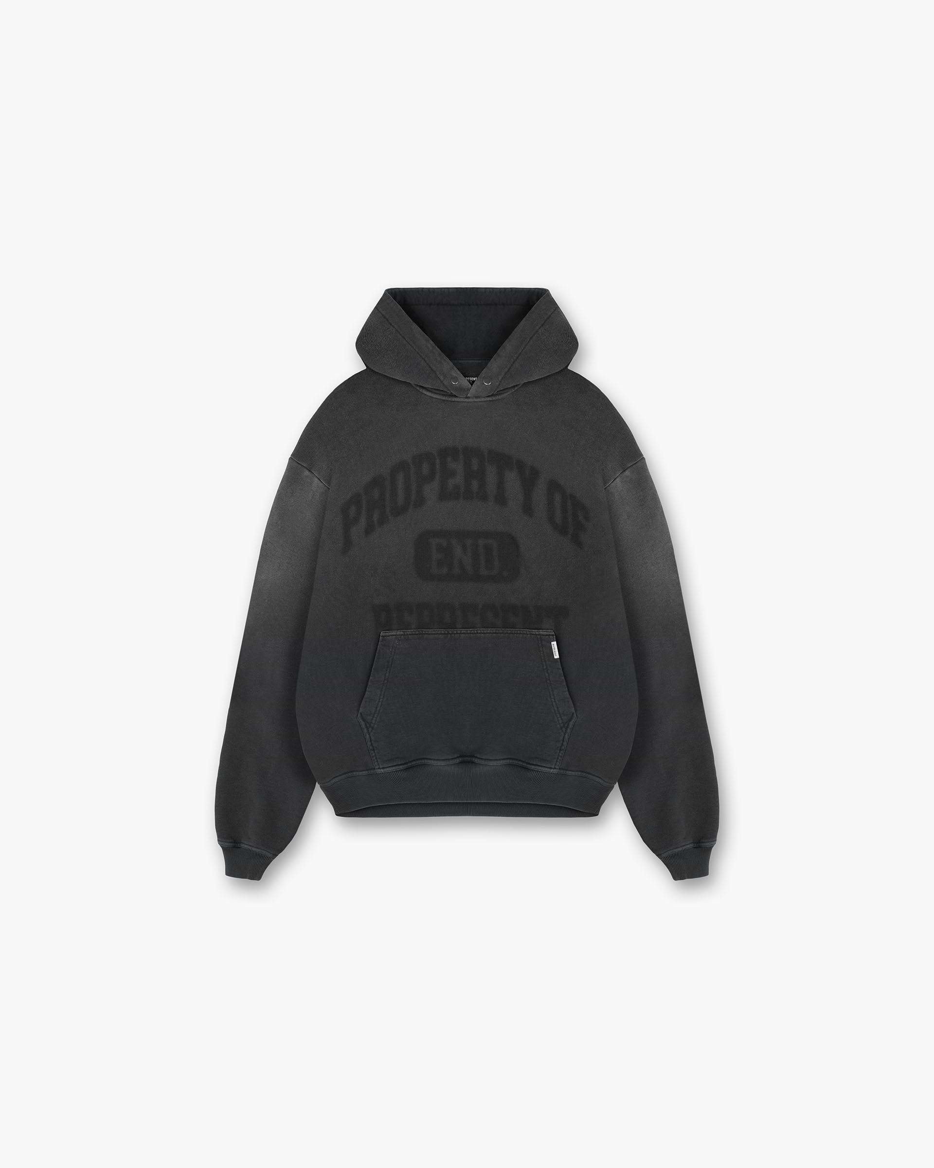 Represent X End Property Of Hoodie - Noir Taché