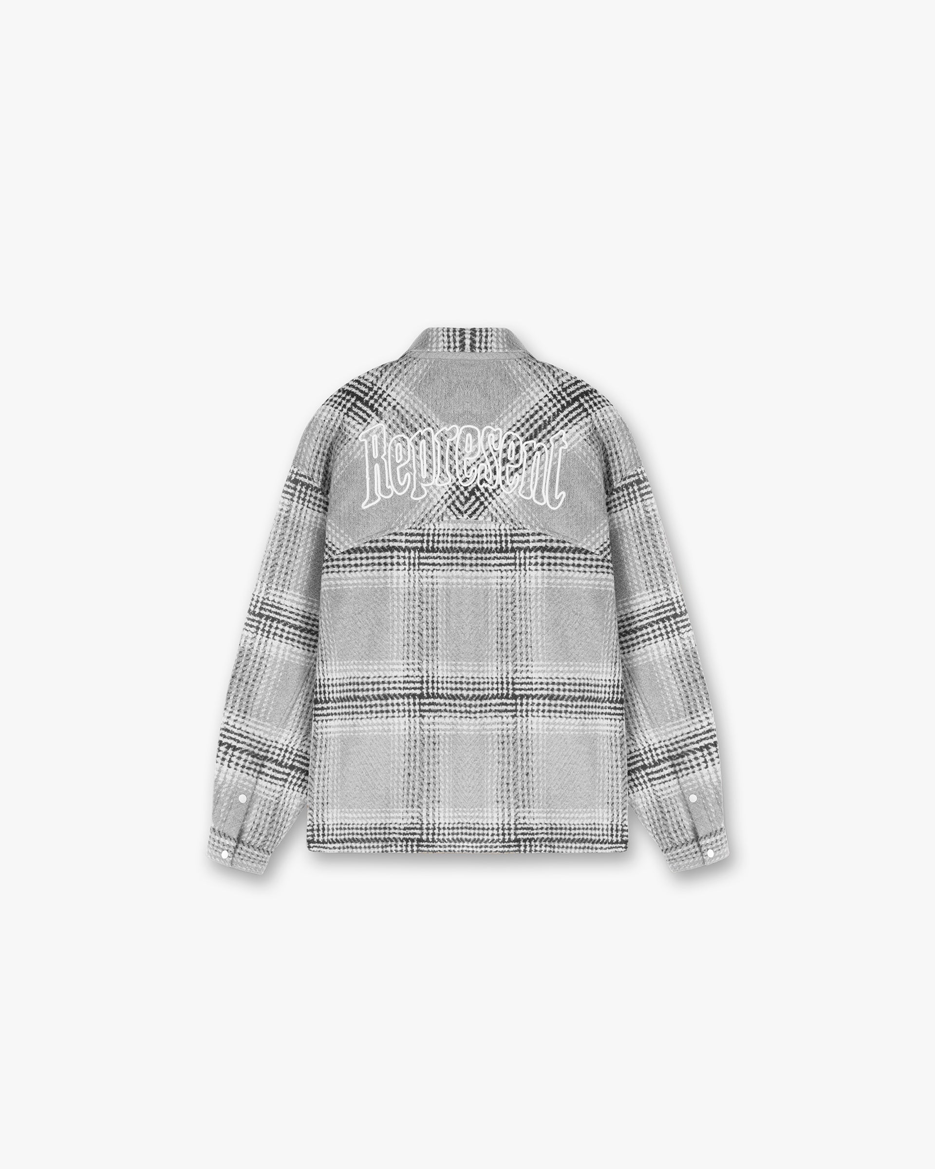 Represent Flannel Shirt - Grau Kariert