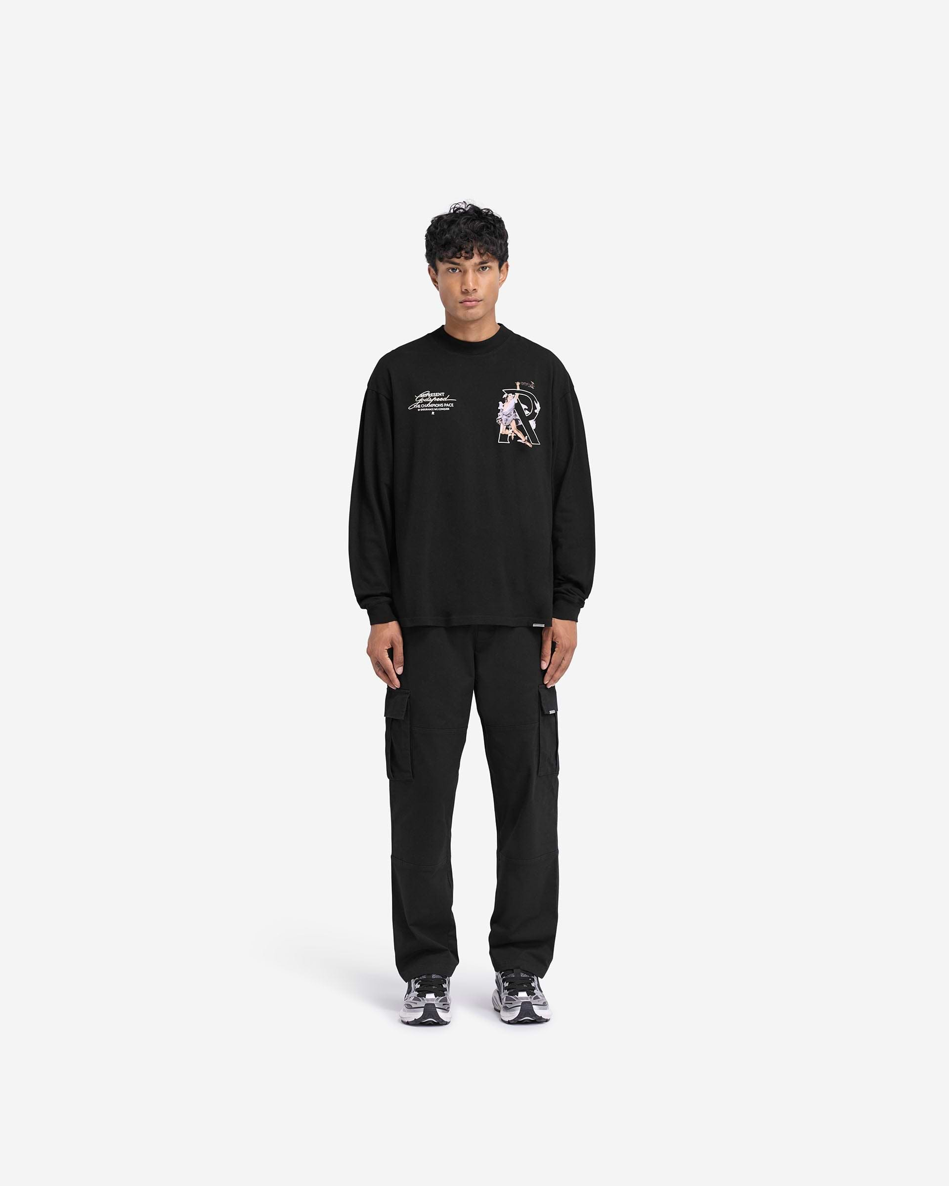 Hermes Long Sleeve T-Shirt - Noir Jet