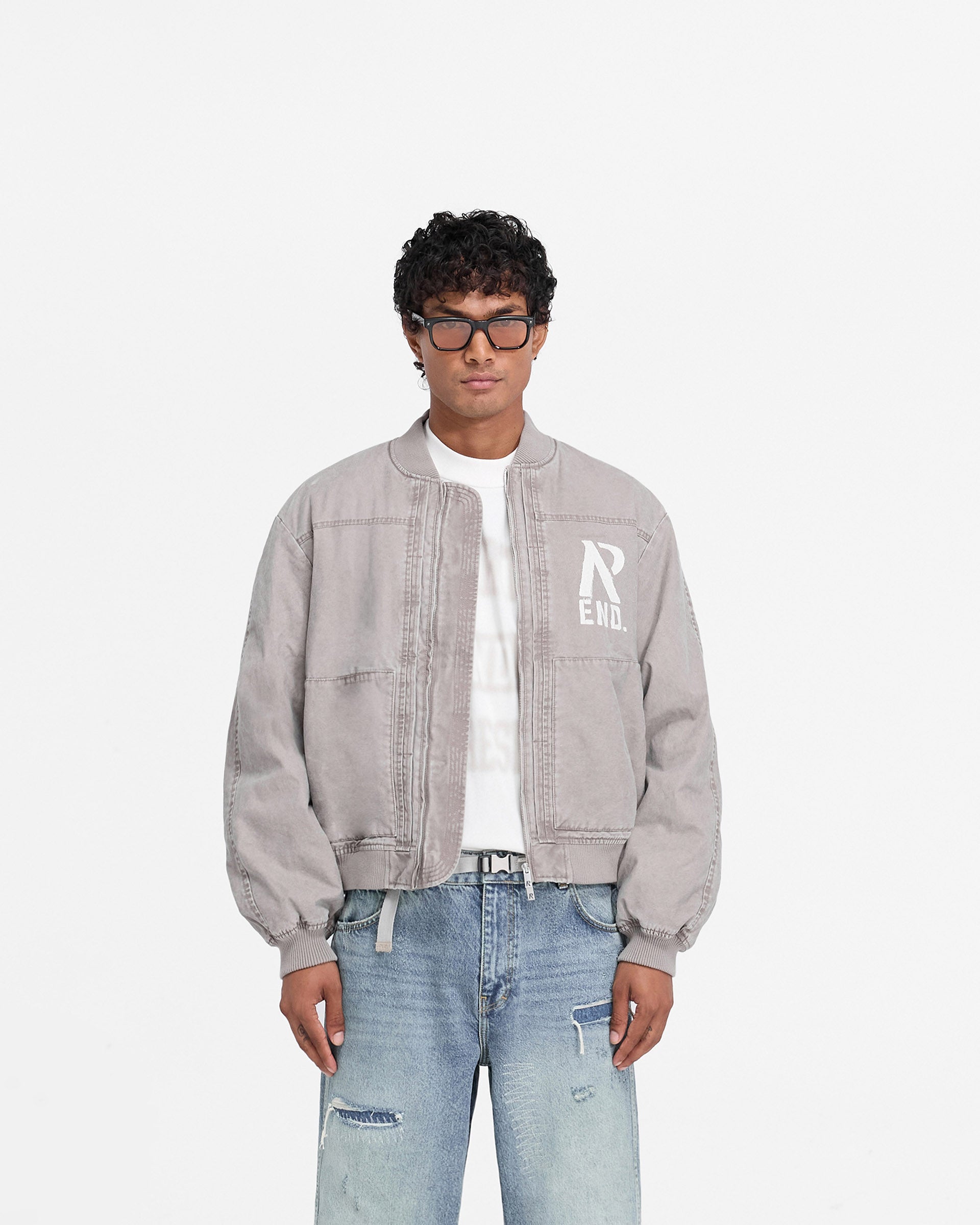 Represent X End Utility Bomber Jacket - Vintage Braun