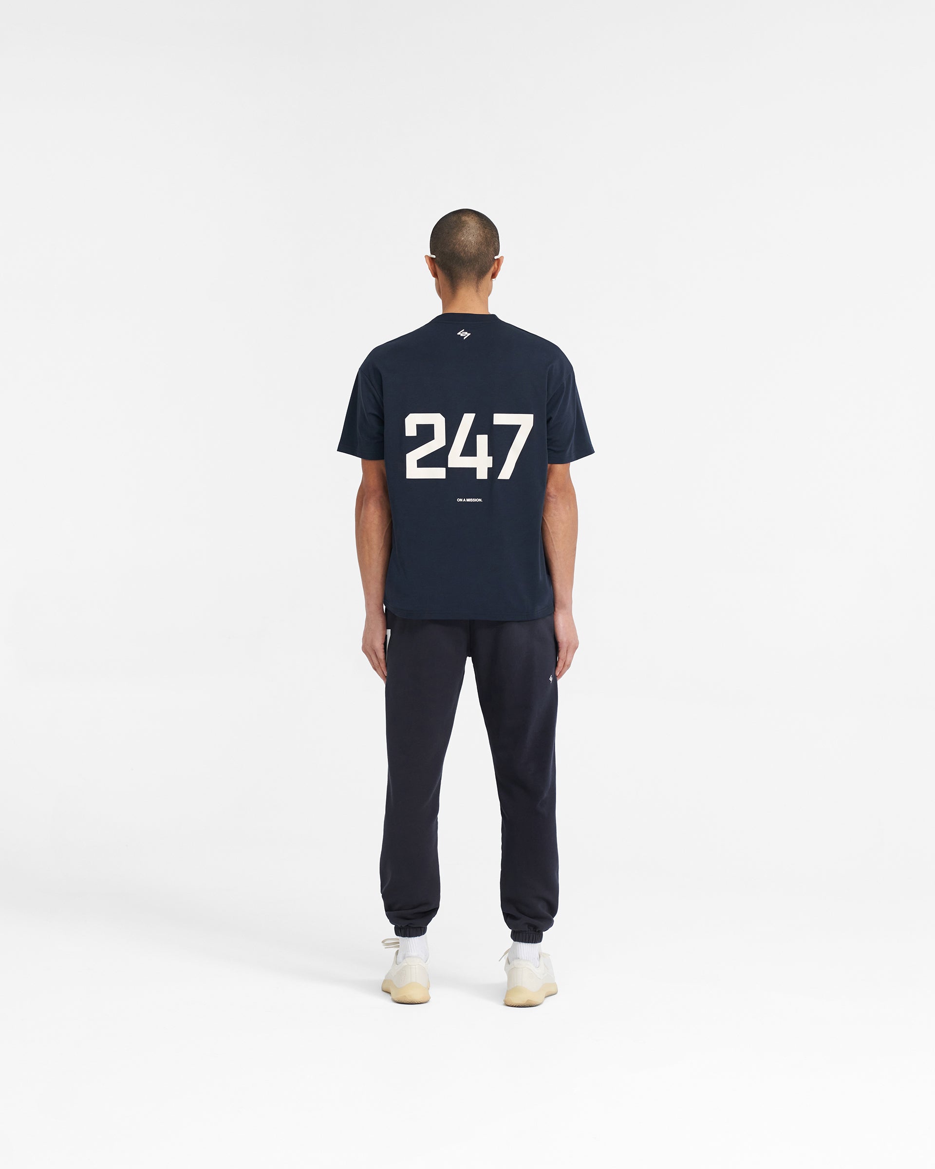 247 Oversized T-Shirt - Marineblau