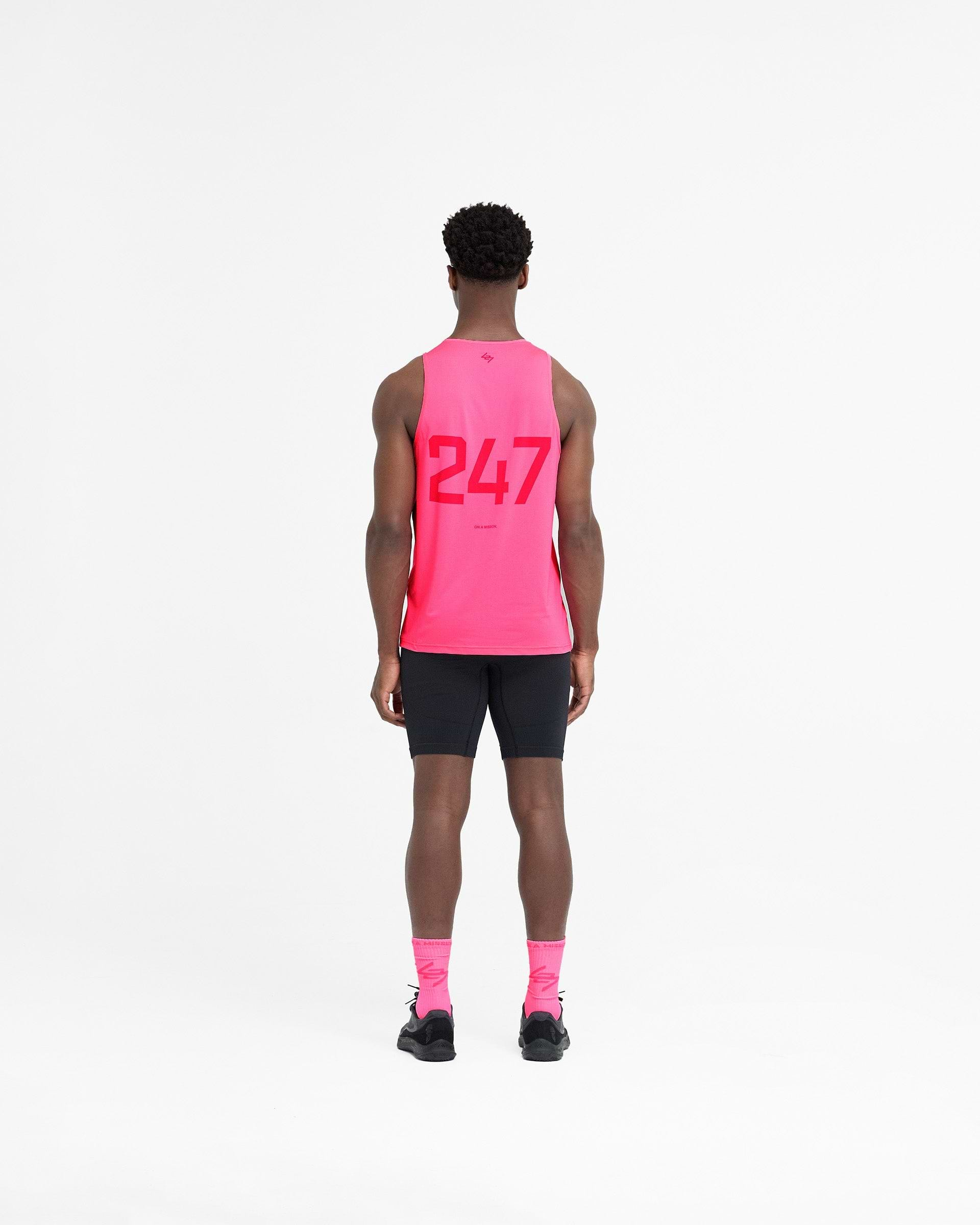 247 Run Vest - Ultra Rose