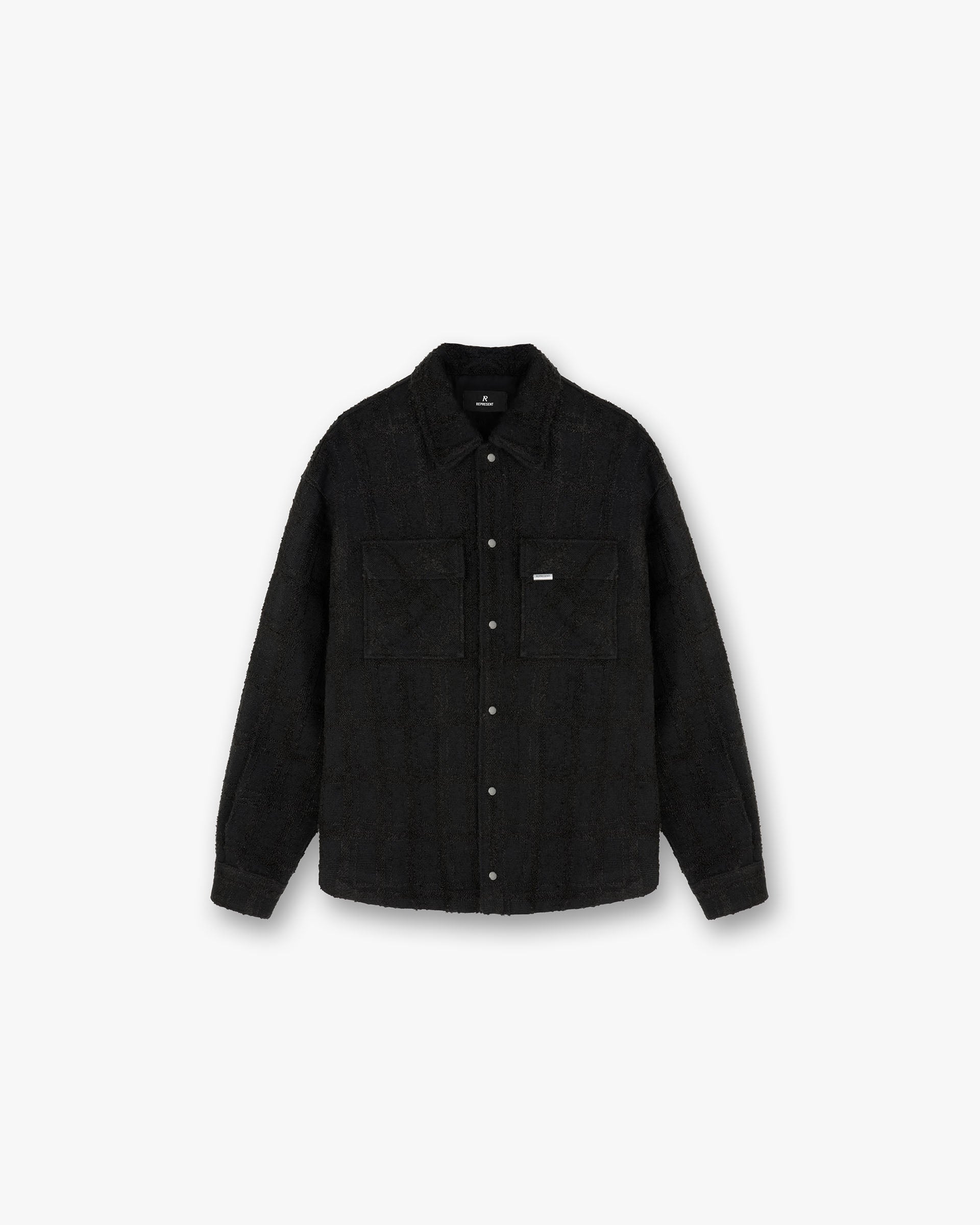 Wadded Overshirt - Schwarz