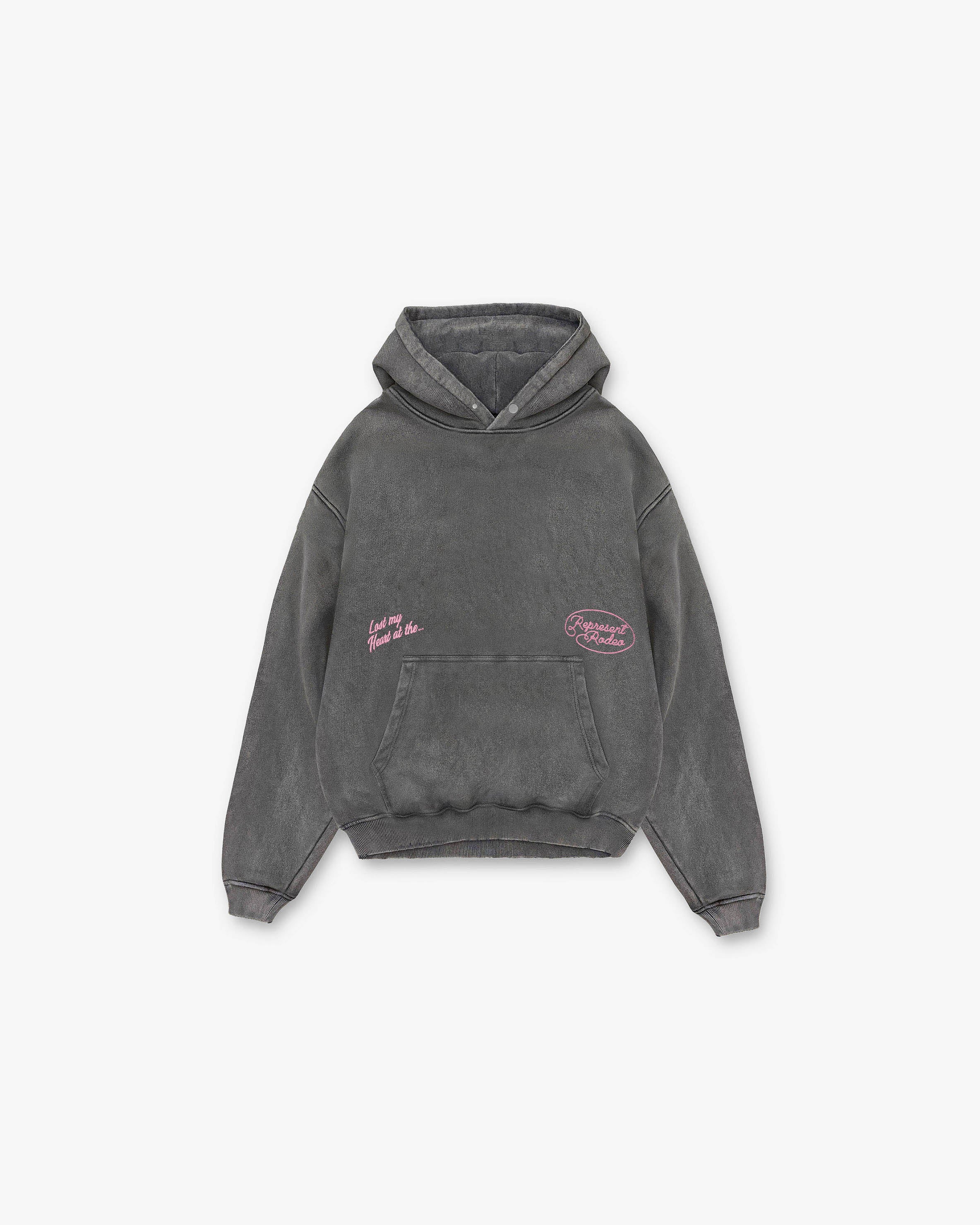 Chain Stitch Rodeo Hoodie - Vintage Grey