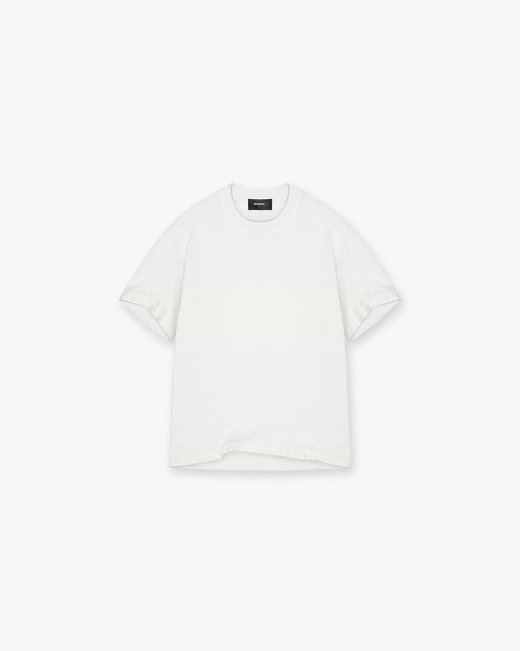 Initial T-Shirt | Flat White T-Shirts Initial | Represent Clo