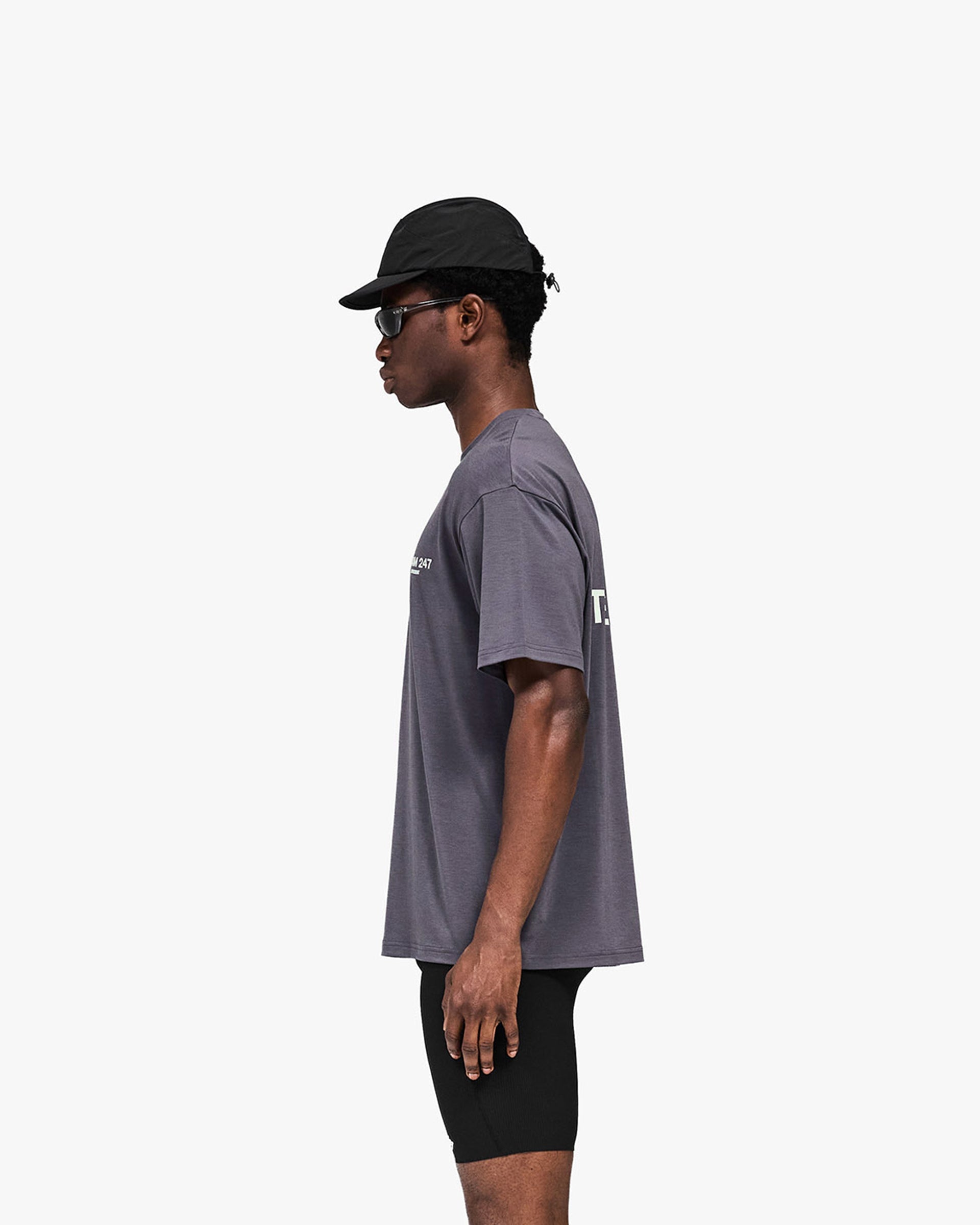 247 Team Oversized T-Shirt - Graphene