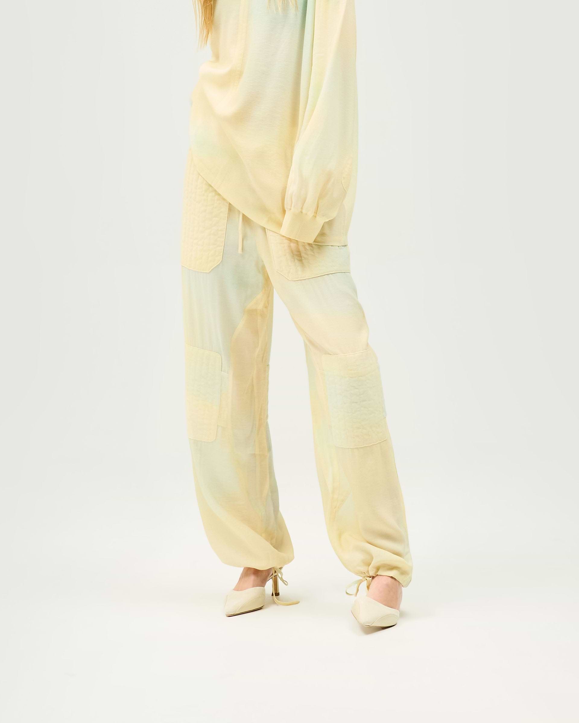 Storm Tracksuit Bottom - Storm Print Naturfarben