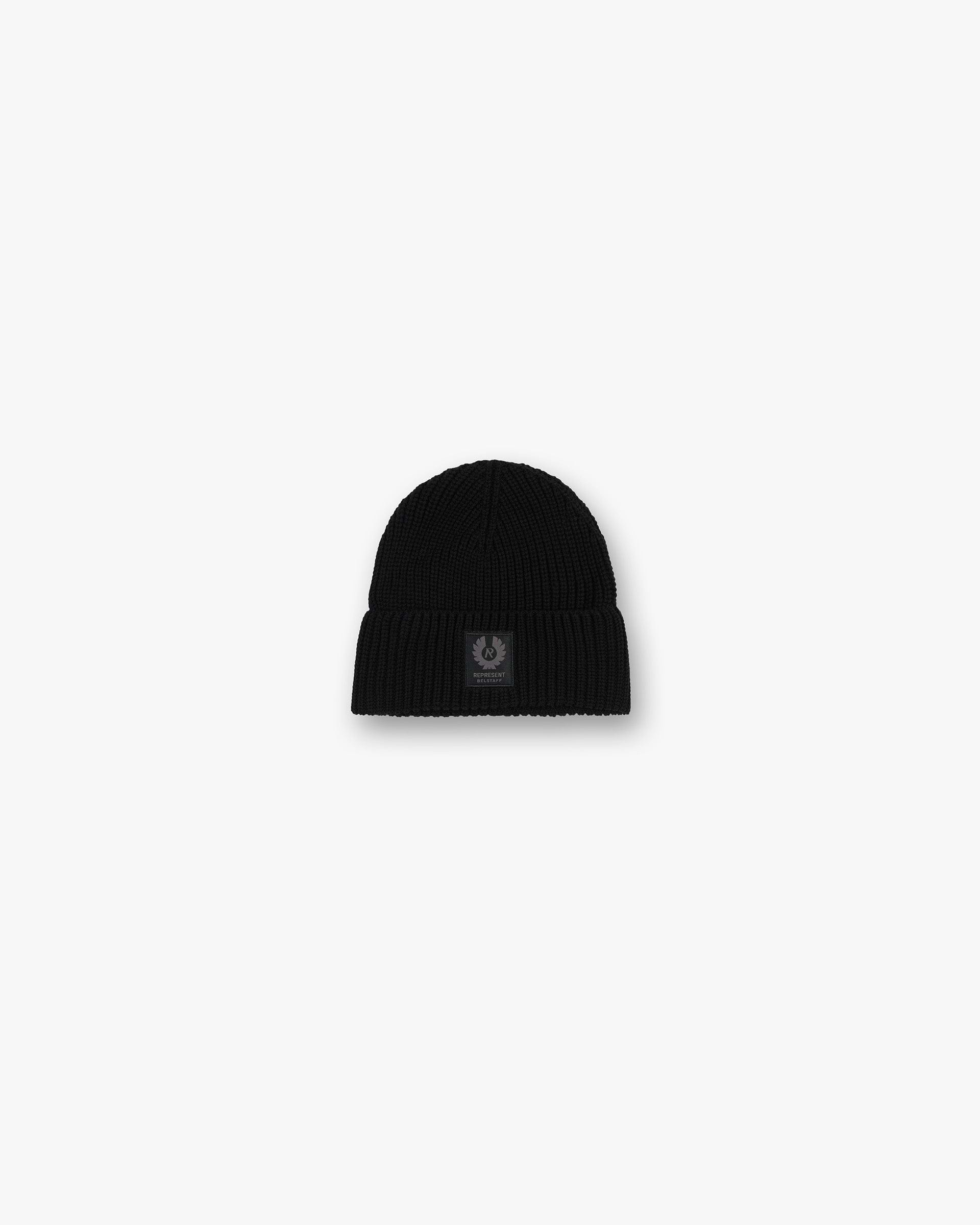 Represent X Belstaff Patch Beanie - Noir