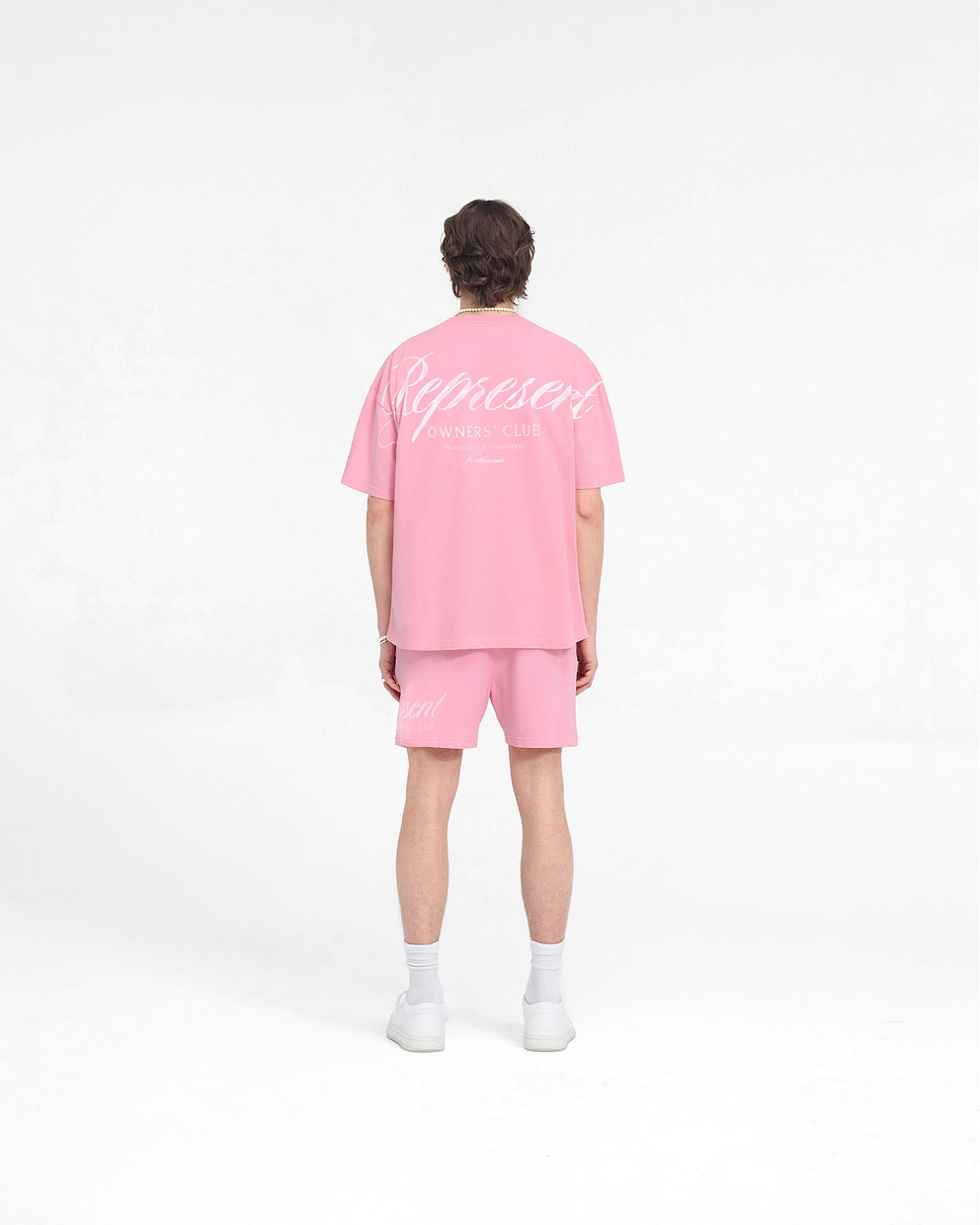 Represent Owners Club Script T-Shirt - Pink