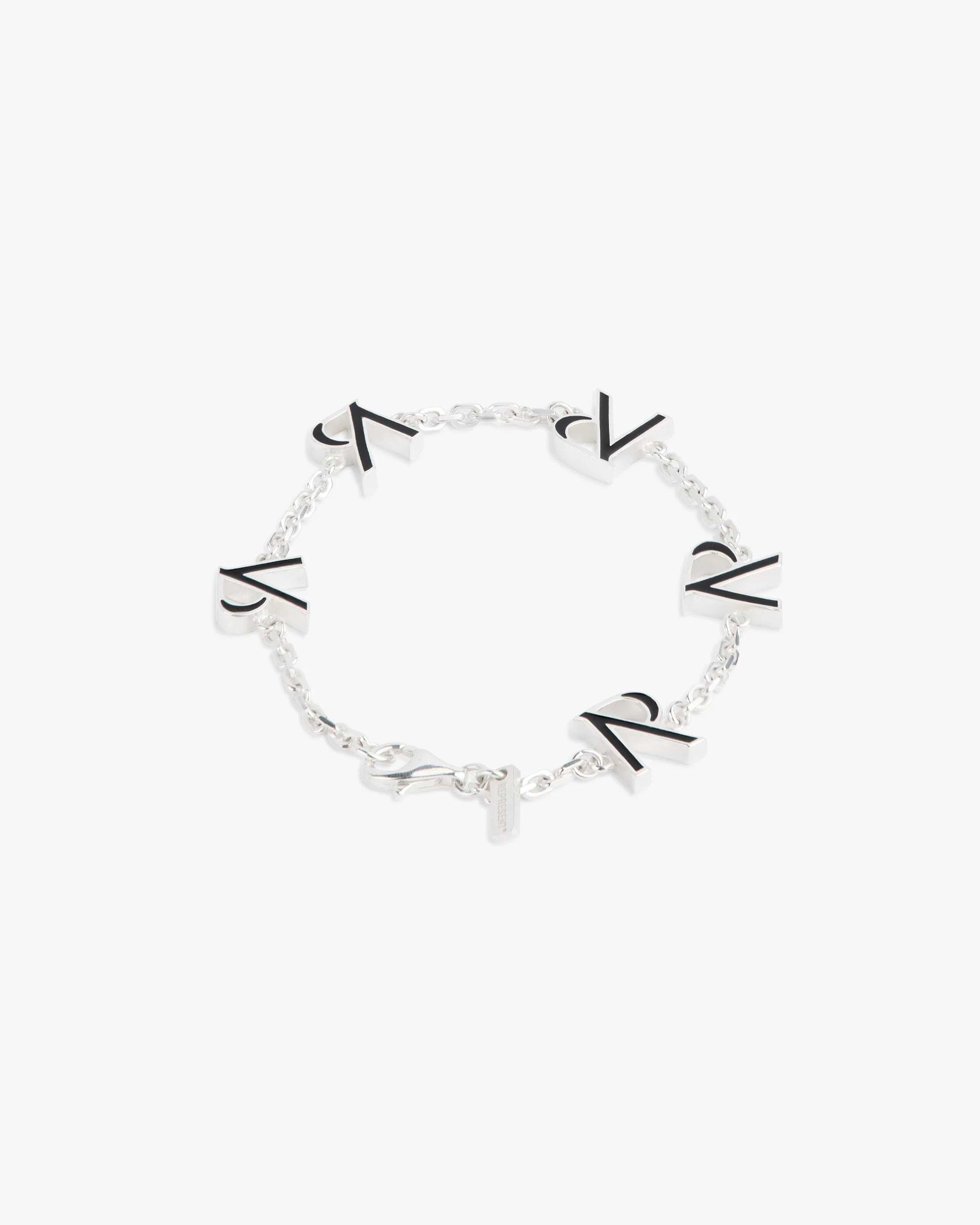 Bracelet Represent en Émail - Argent