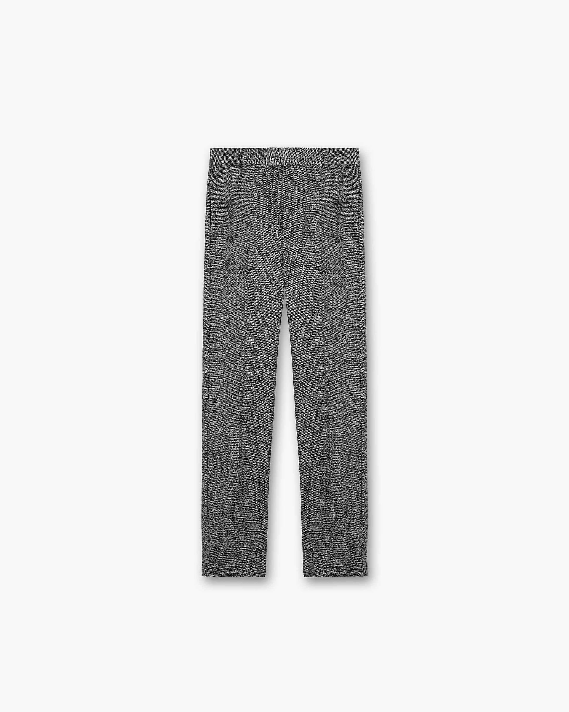 Wide Tailored Pant - Schwarz Weiss