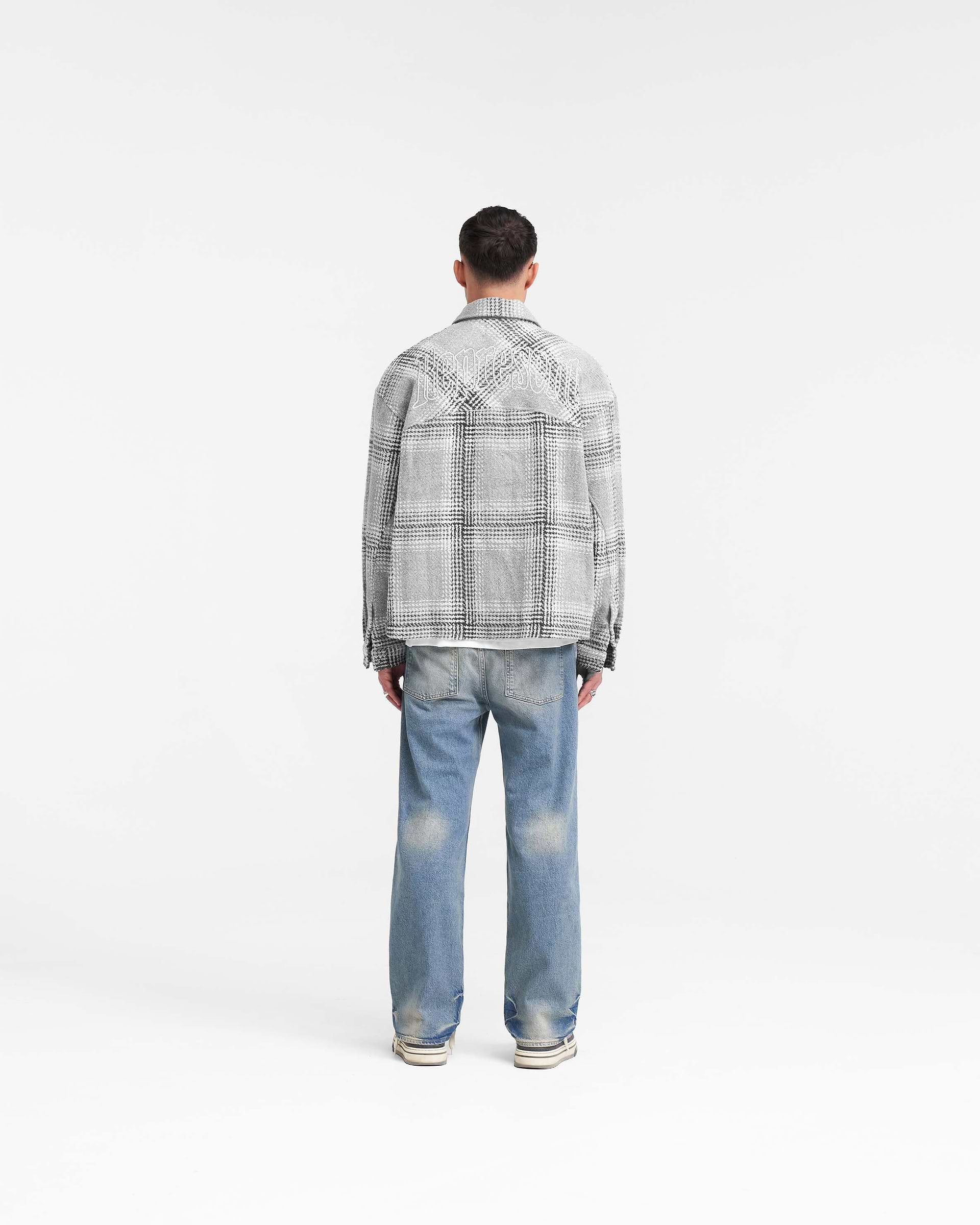 Chemise en flanelle Represent - Carreaux gris