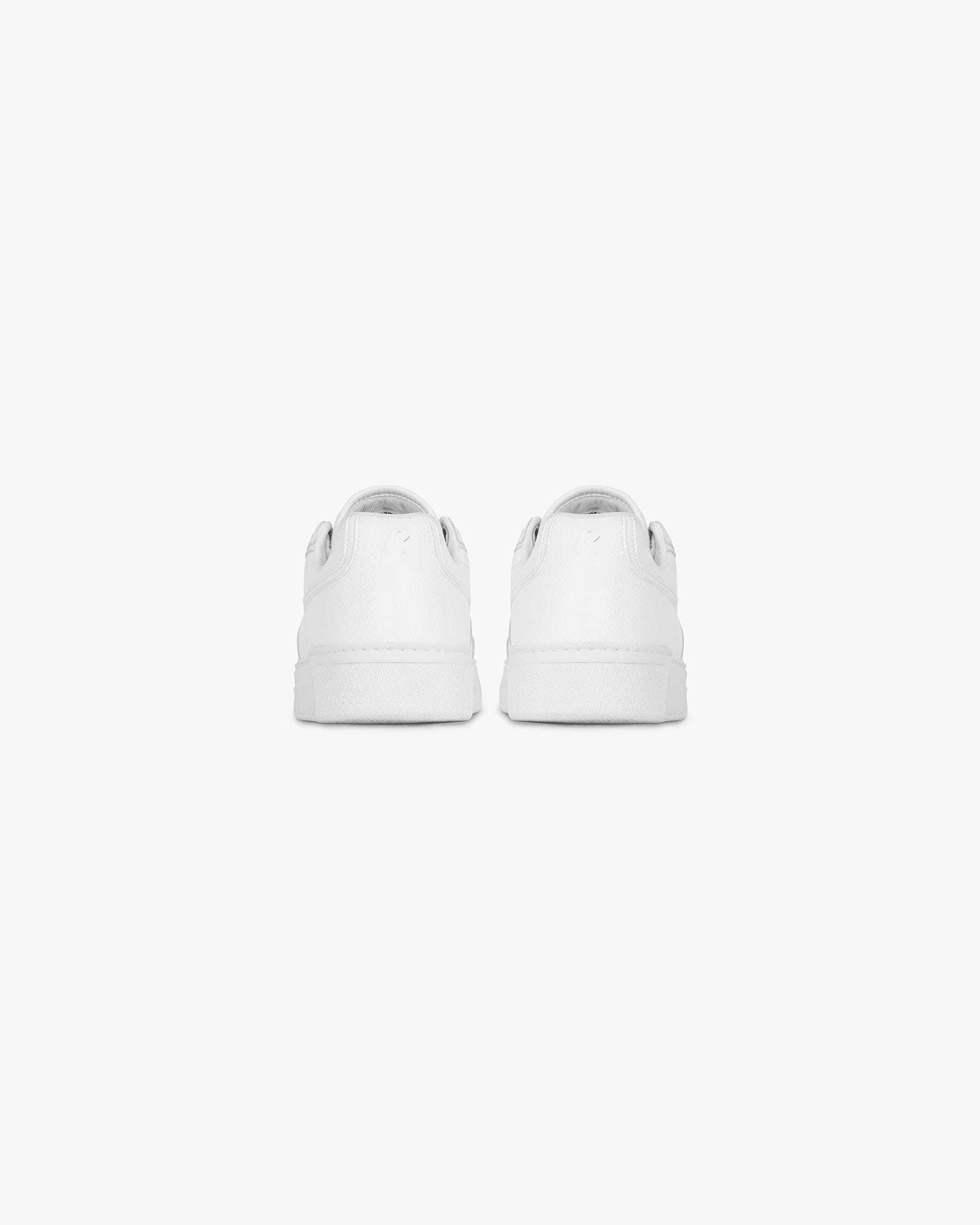 Initial Sneaker - Leather - Flat White