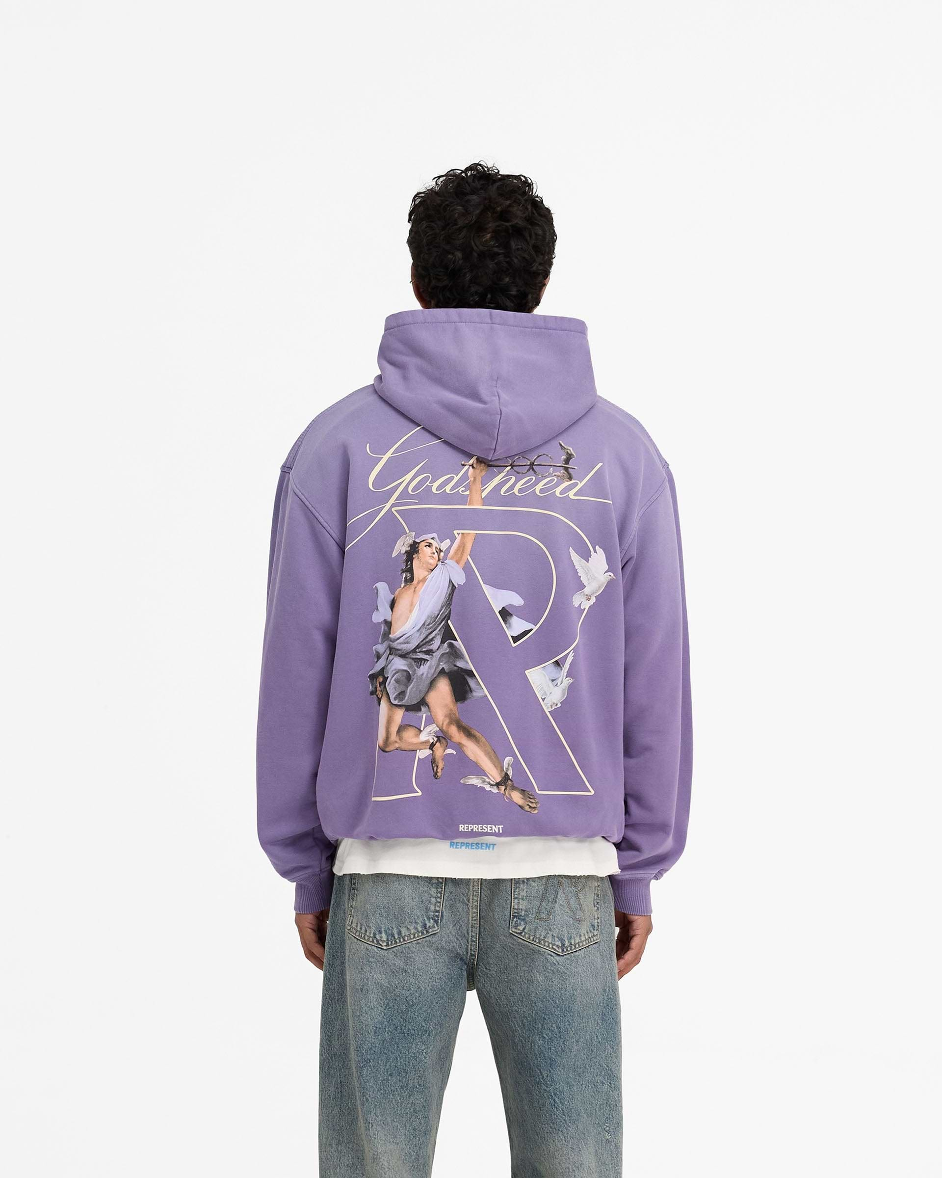 Hermes Hoodie - Violet