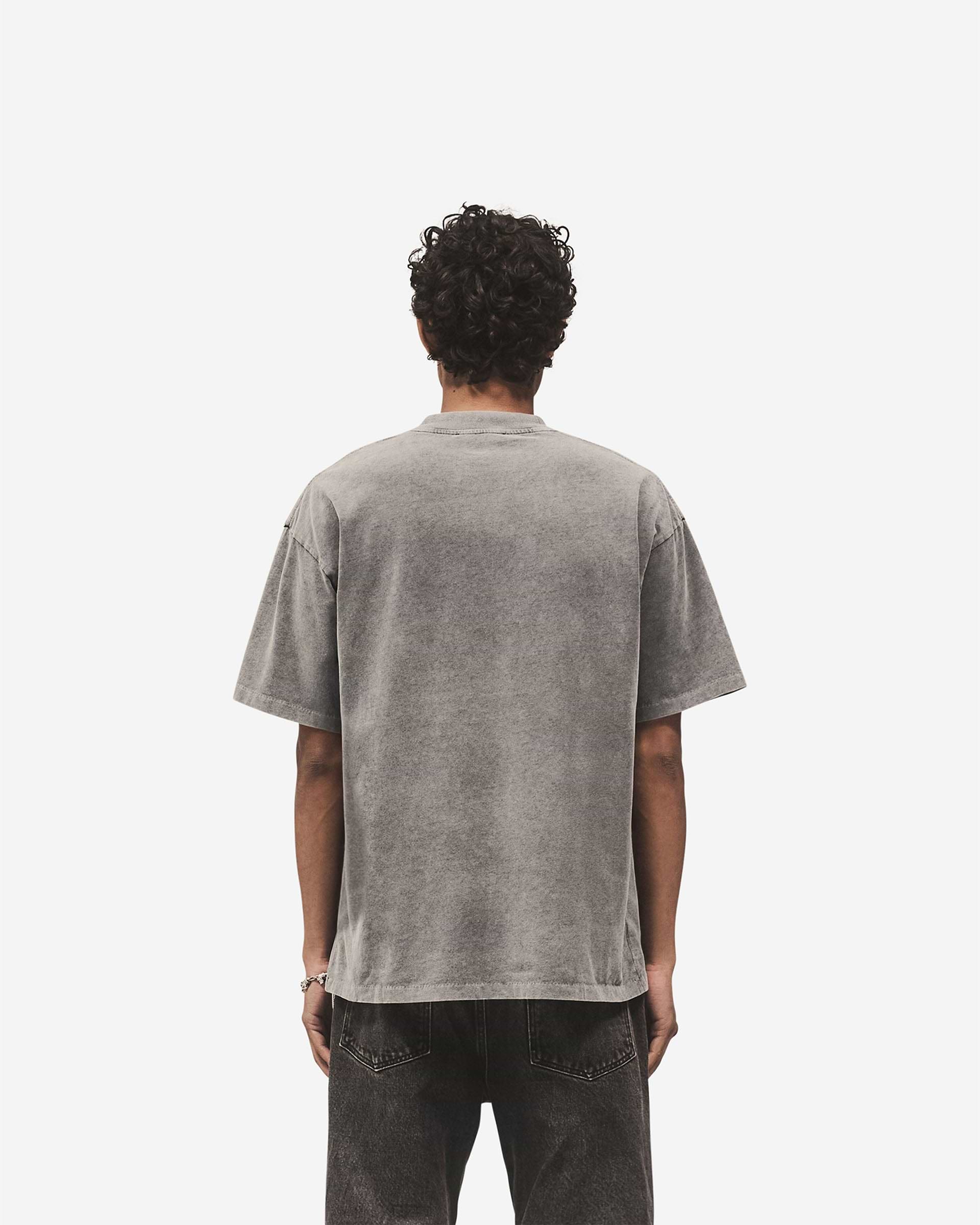 【関税込み】Represent グレー Script ロゴ Tシャツ Script Logo T-Shirt - Vintage Grey | REPRESENT