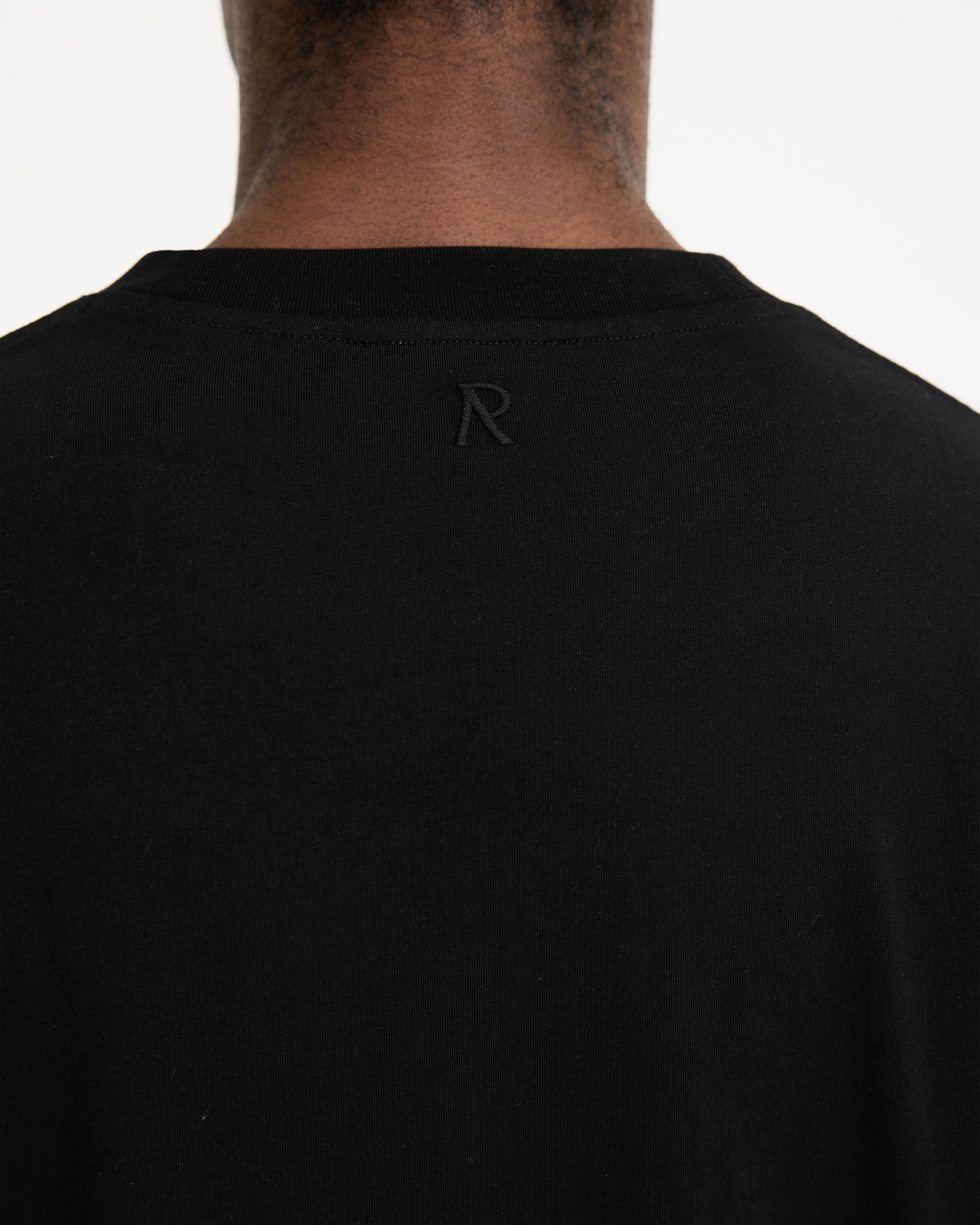 2 x Initial T-Shirt - Black
