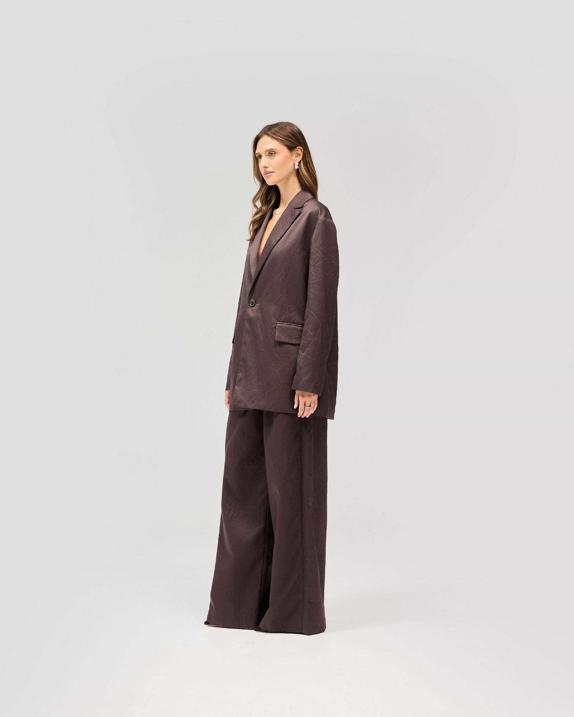 Crimp Jacket - Black Coffee