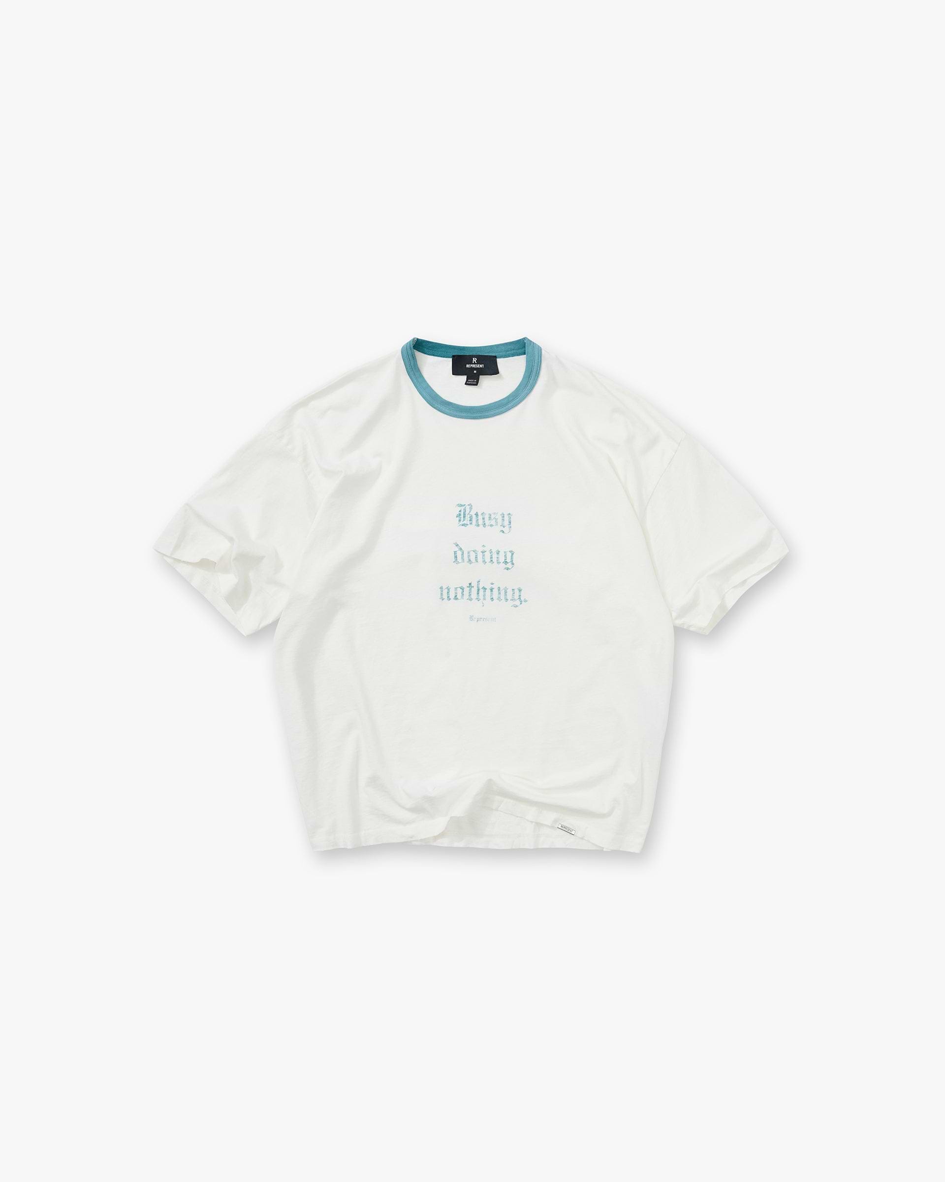 Busy Doing Nothing T-Shirt - Flat White