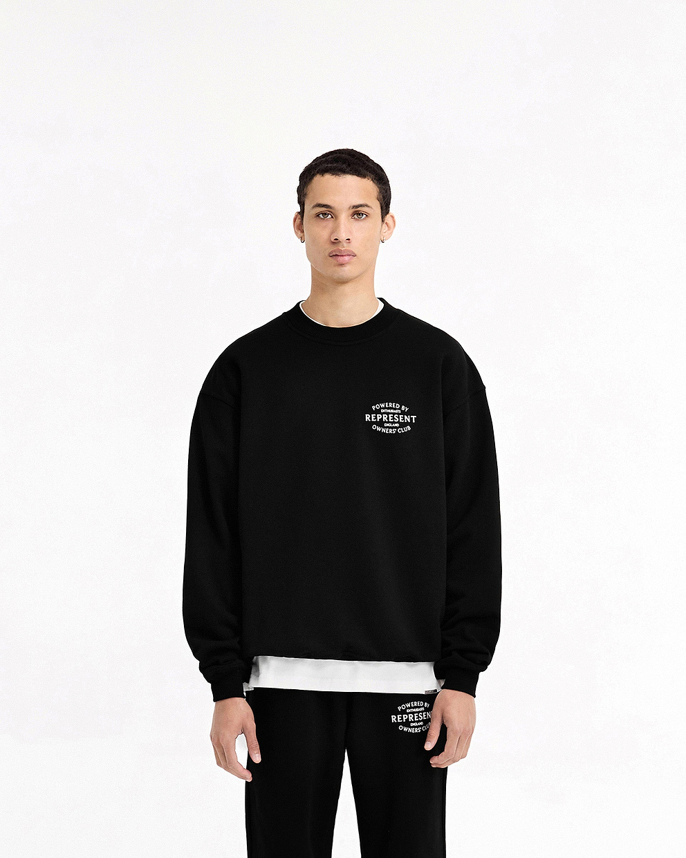 Represent Owners Club Stamp Sweater - TIEFSCHWARZ