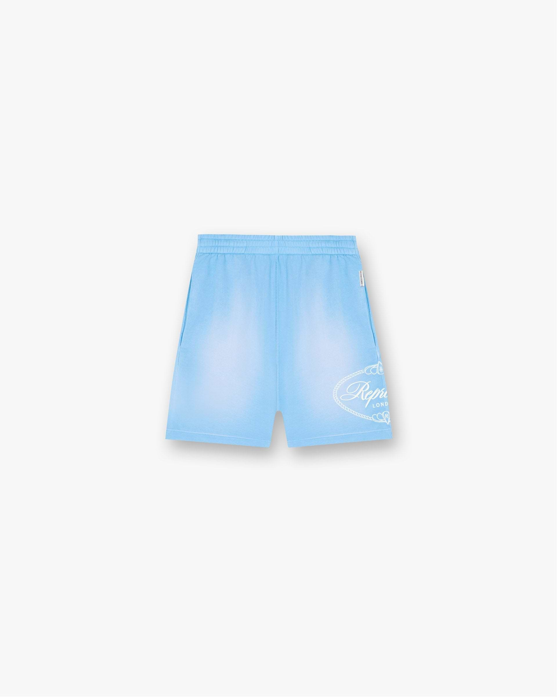 Represent X Harrods Crest Short - Bleu Nuage