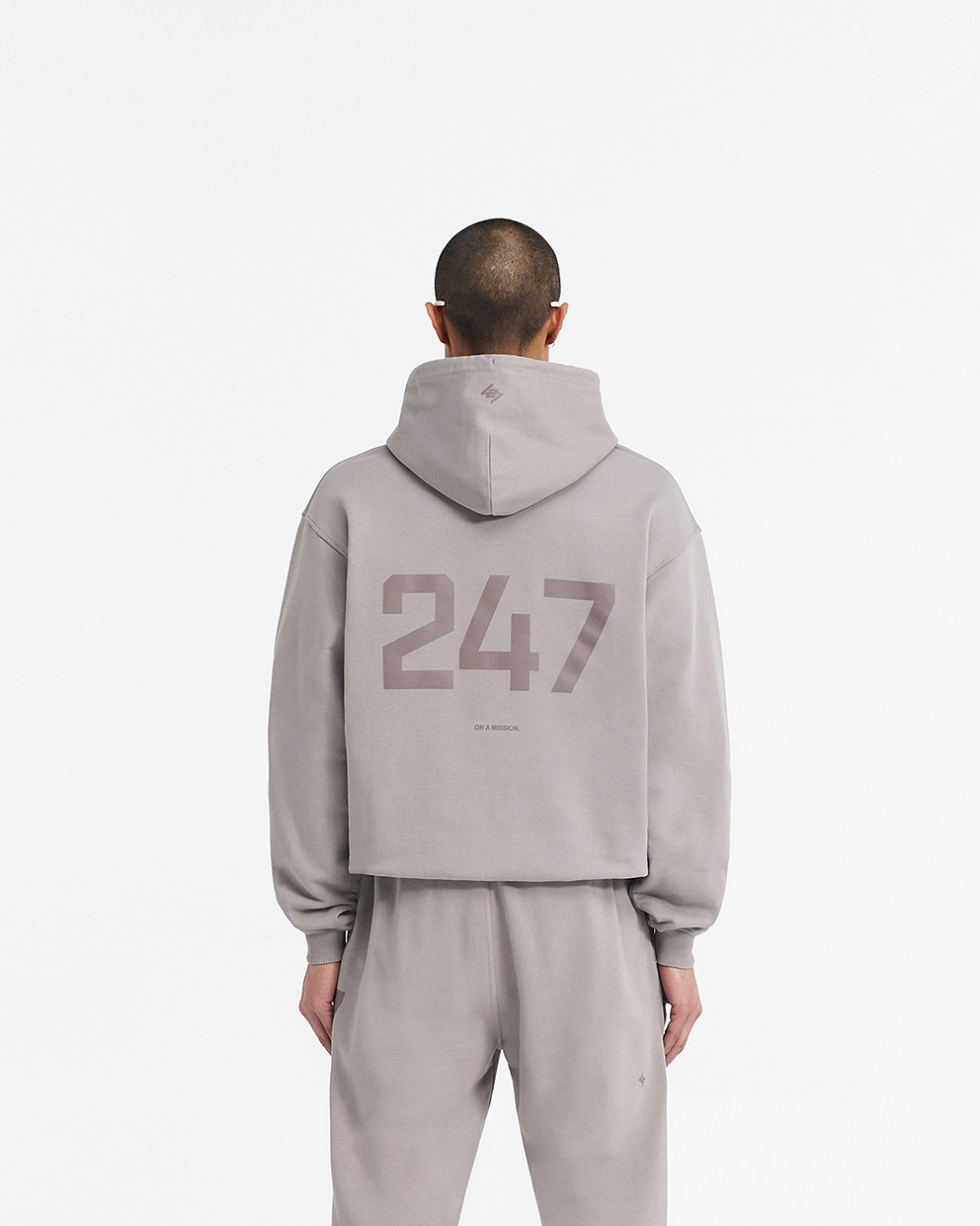 247 Oversized Hoodie - ASCHGRAU