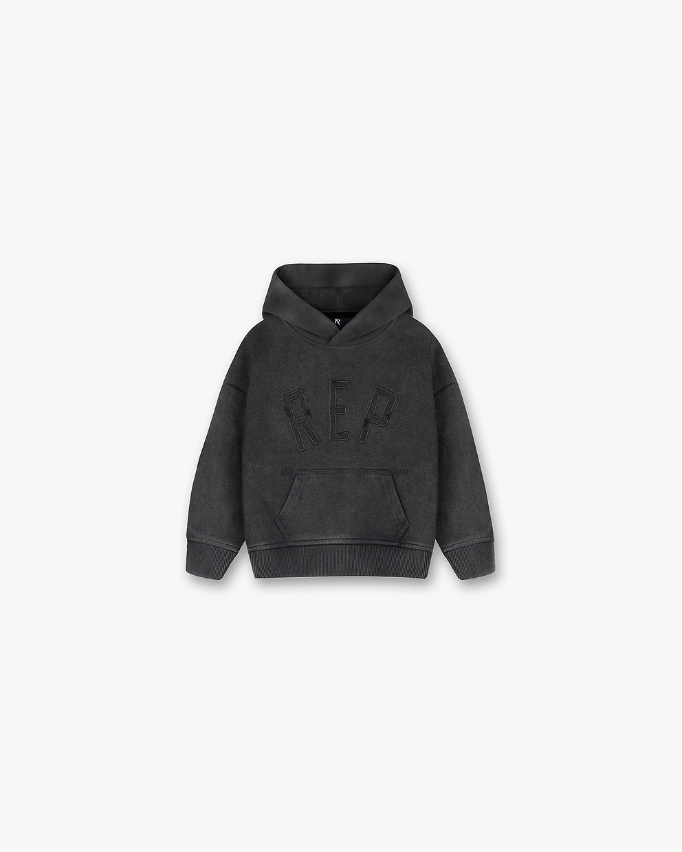 Mini Rep Applique Hoodie - Vintage Black