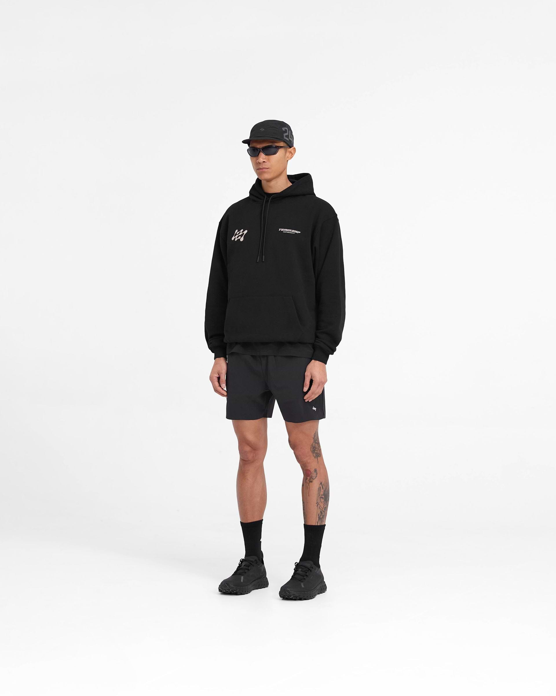 247 Future Terrains Oversized Hoodie - Noir