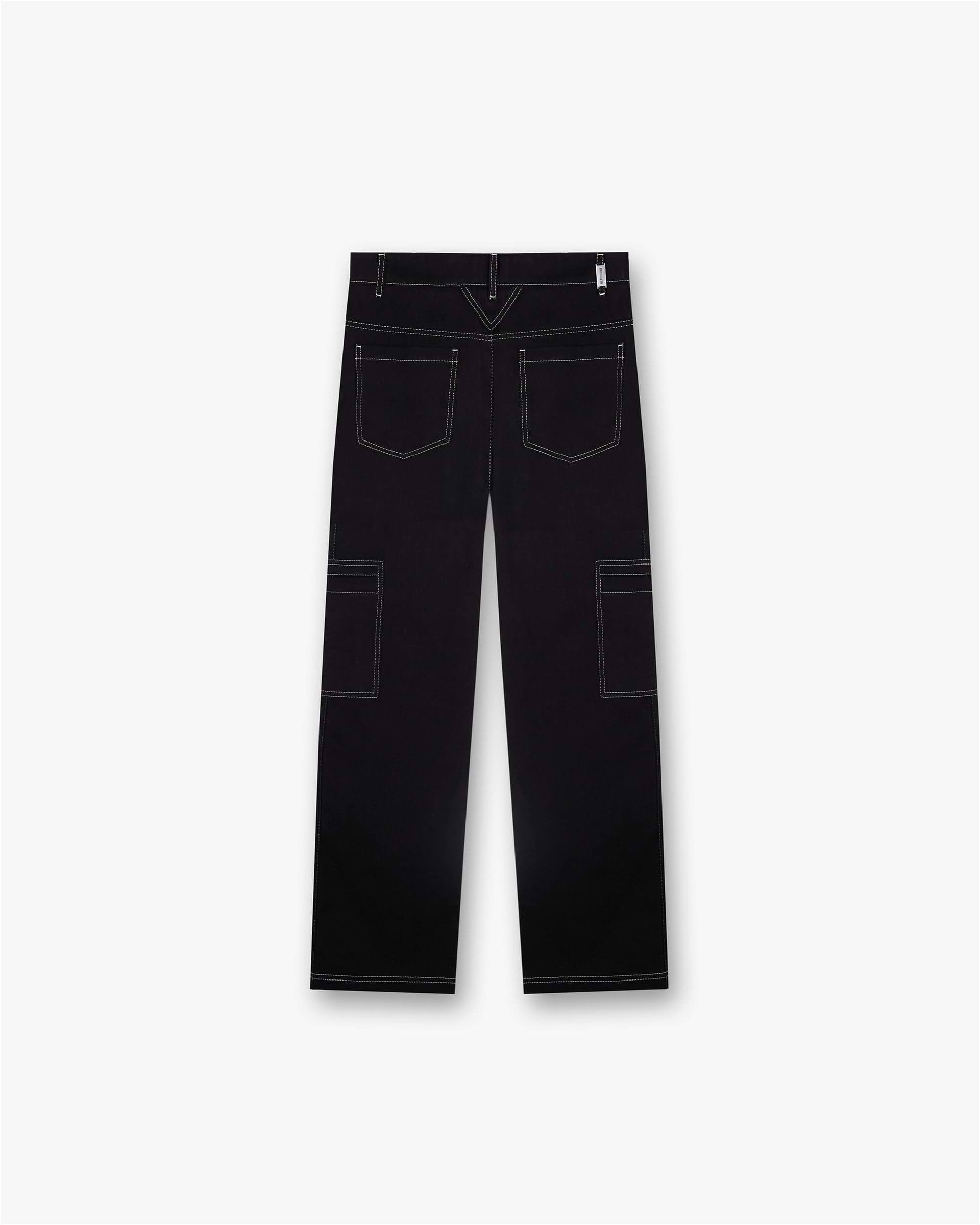 Contrast Stitch Pant - Noir Intense