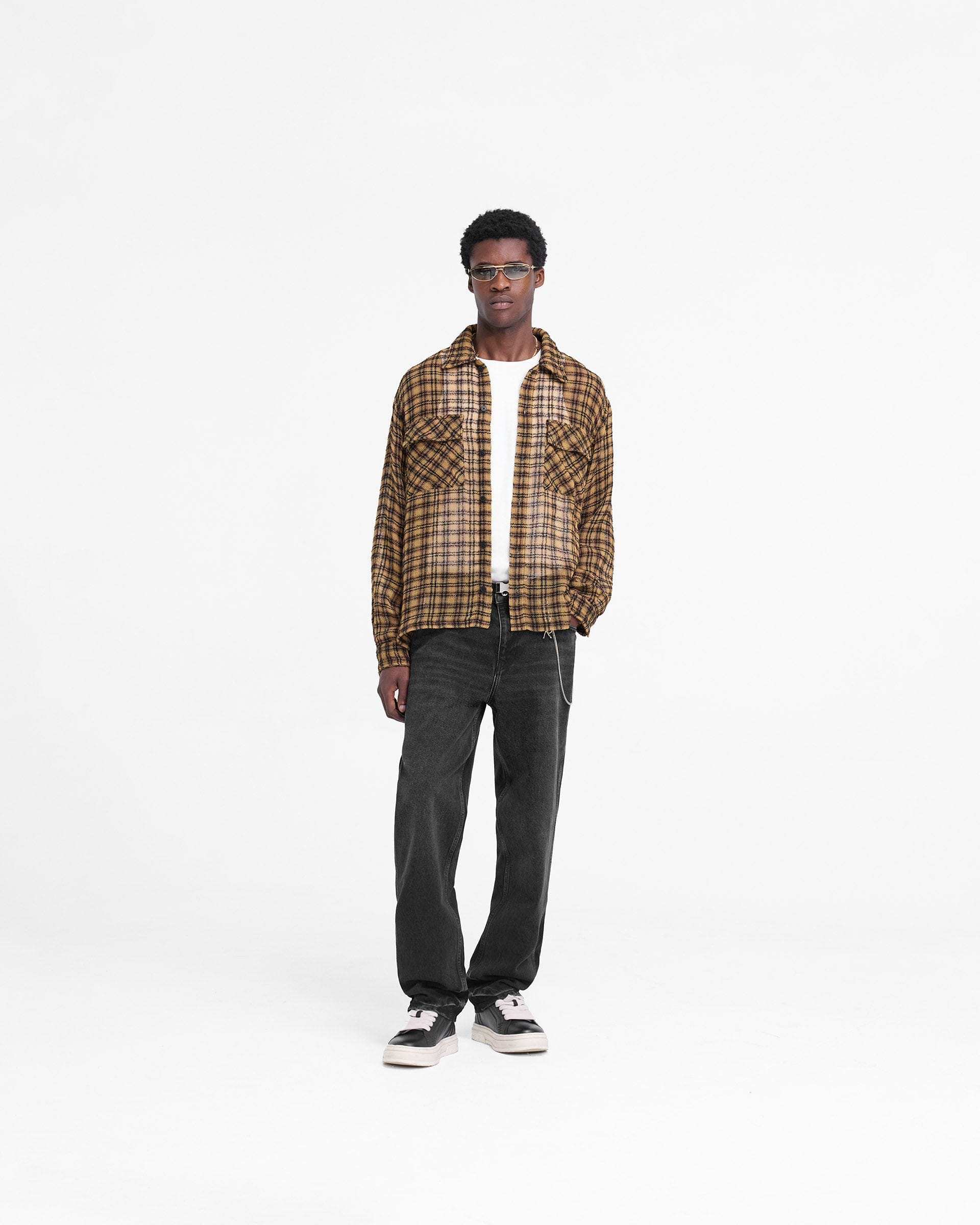 Check Flannel Shirt - Carreau Jaune