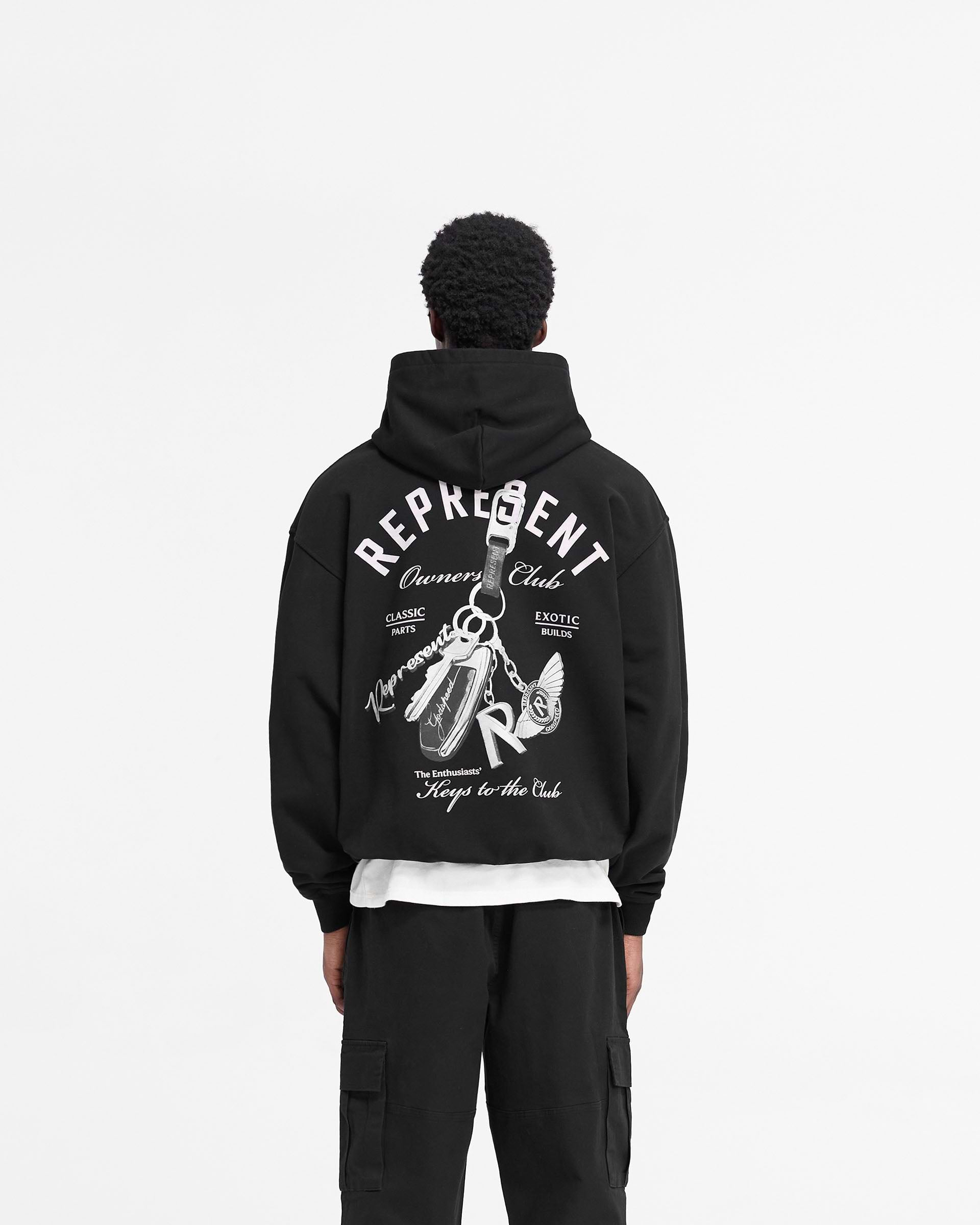 Keys To The Club Hoodie - Noir Jet