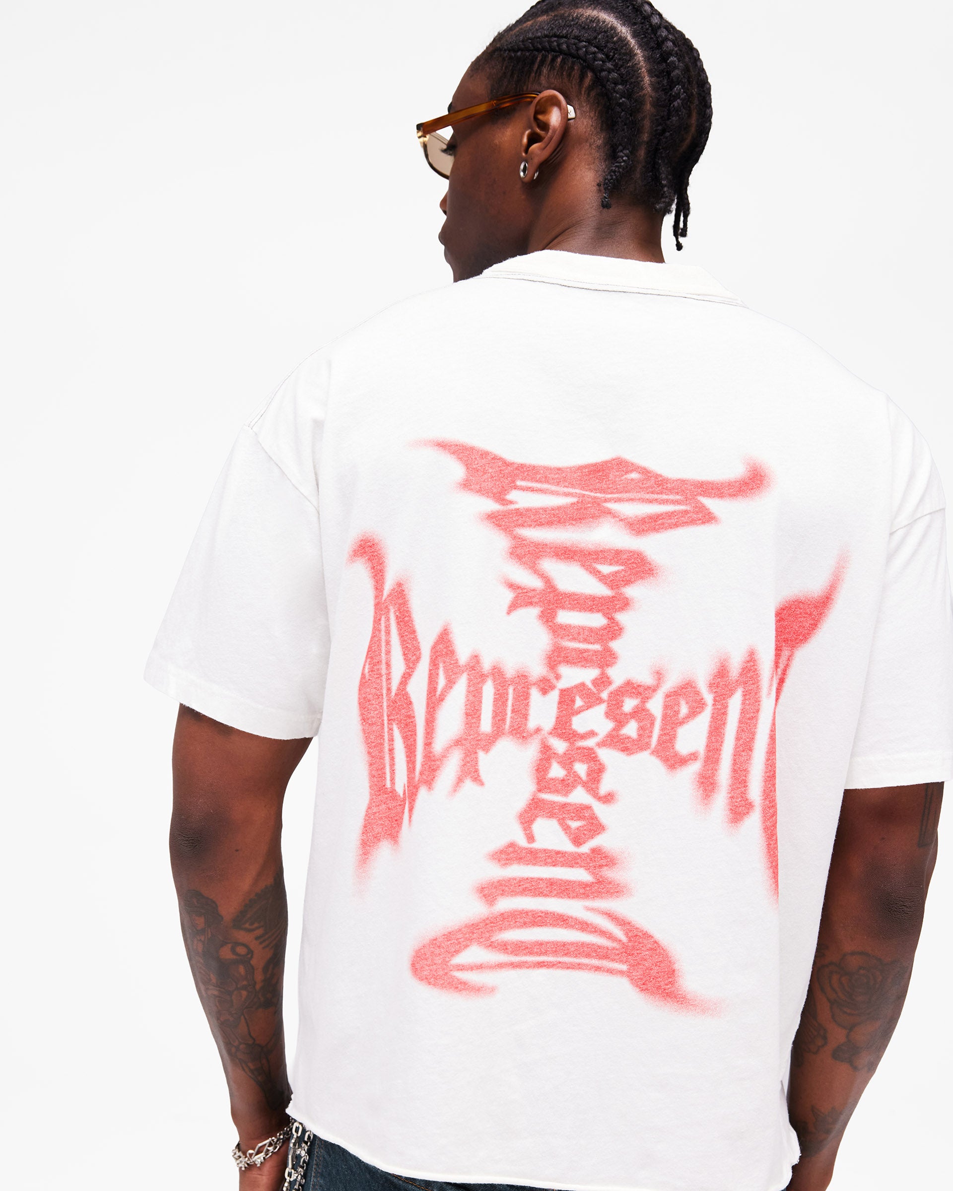 トップス everyone billboard tee shirt (ASH) M MH T-Shirt V2 Ash White | Heaton Capsule T-Shirts | REPRESENT