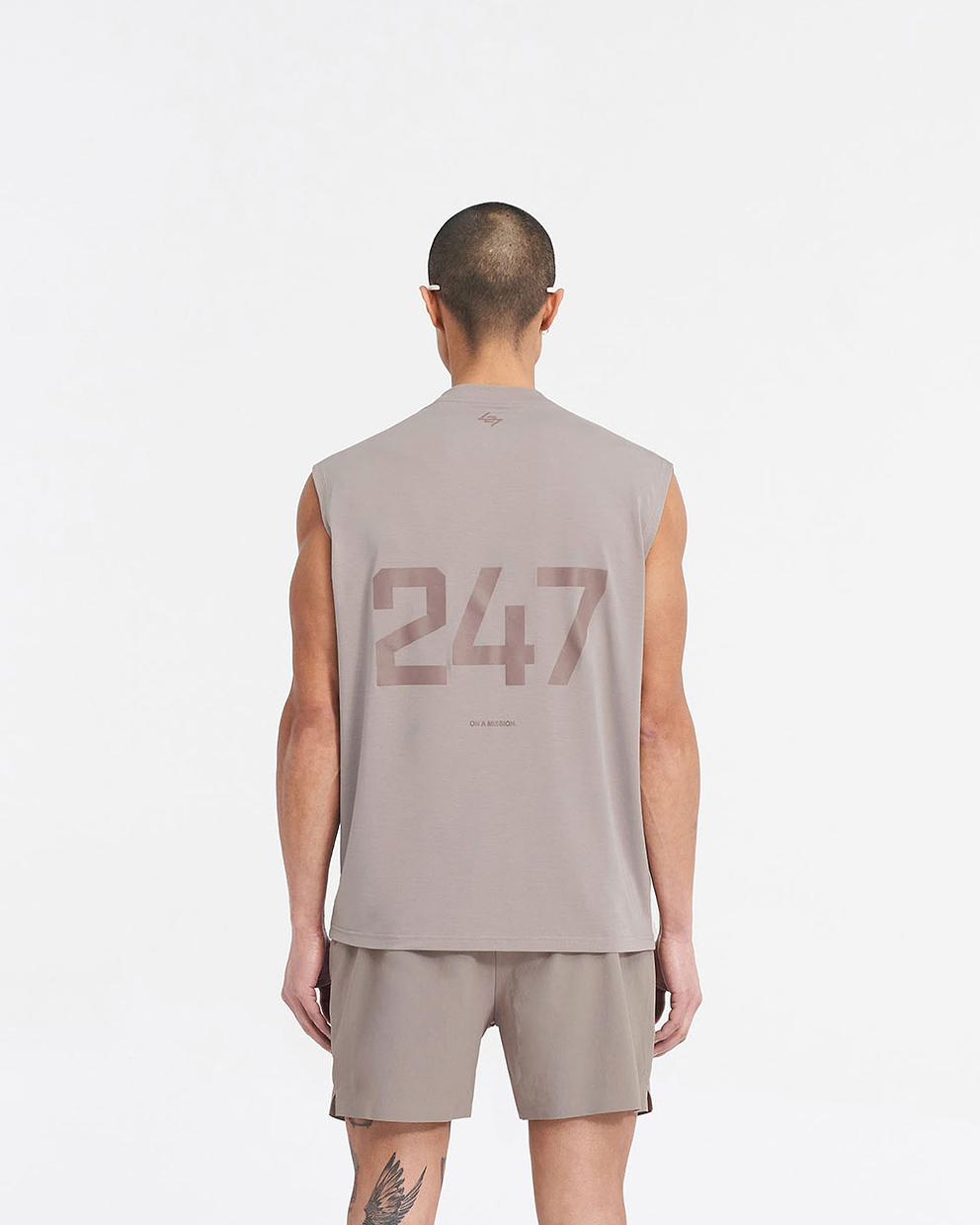 247 Oversized Tank - ASCHGRAU