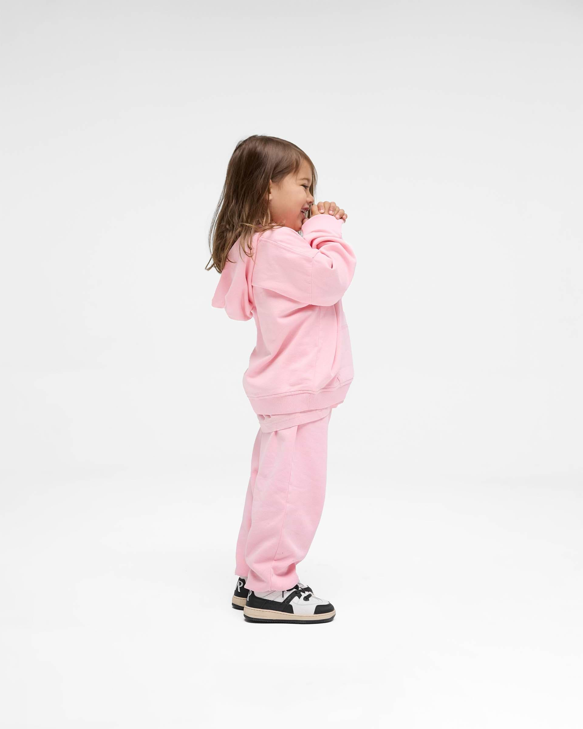 Mini Rep Applique Sweatpants - Rose Bonbon