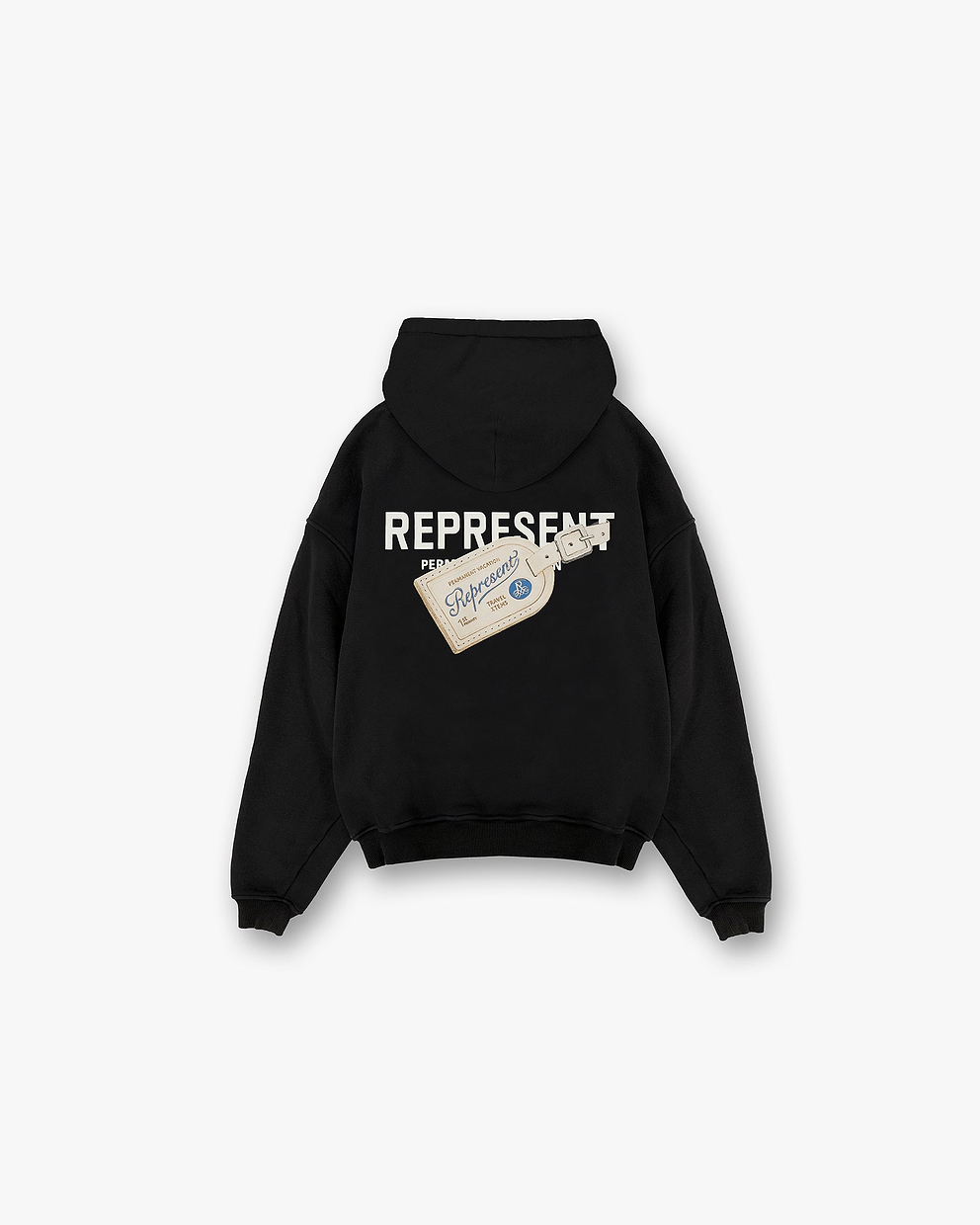 Luggage Tag Hoodie - TIEFSCHWARZ