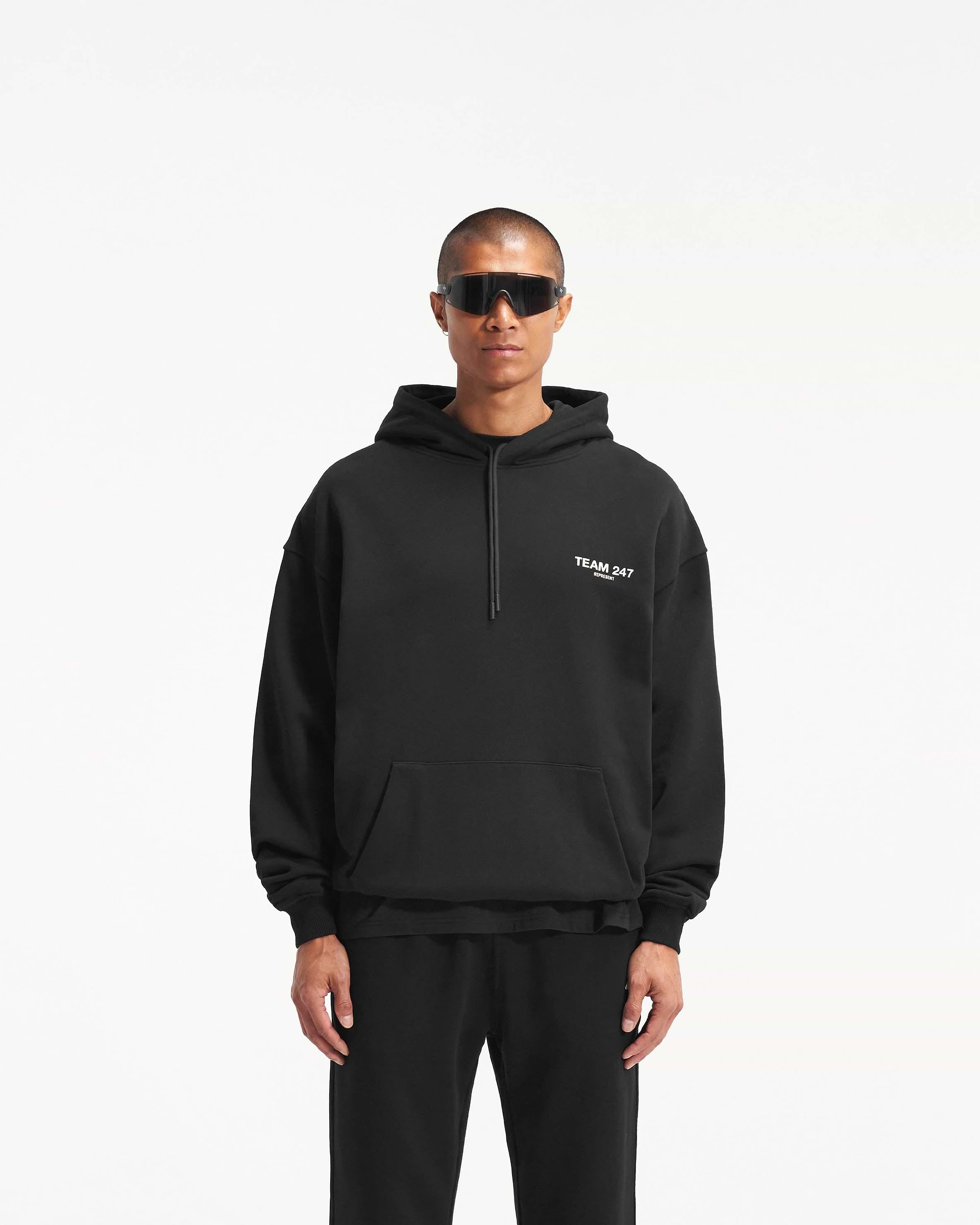 Team 247 Oversized Hoodie - Schwarz