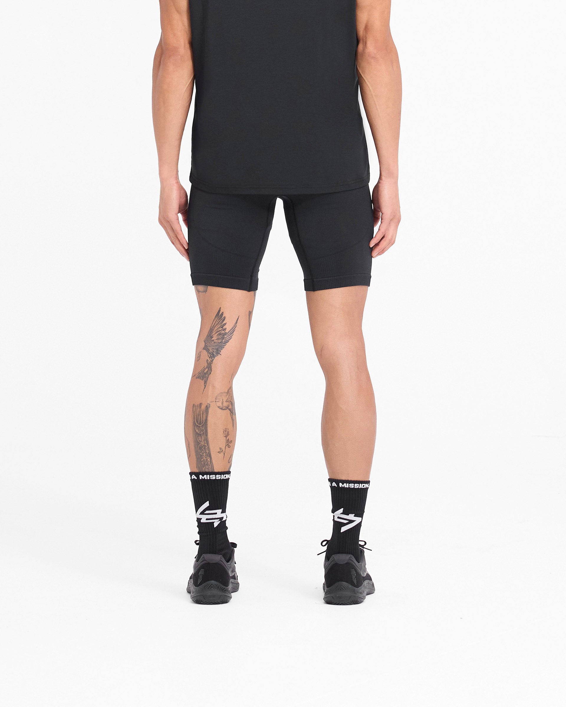 247 DNA Seamless Shorts - Schwarz