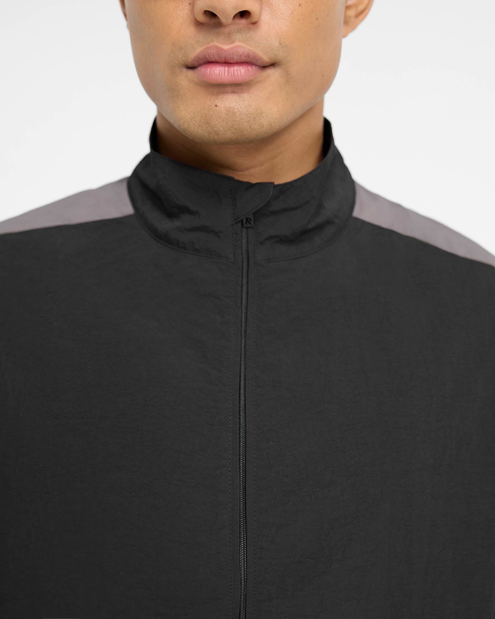 Nylon Track Jacket | Black | REPRESENT