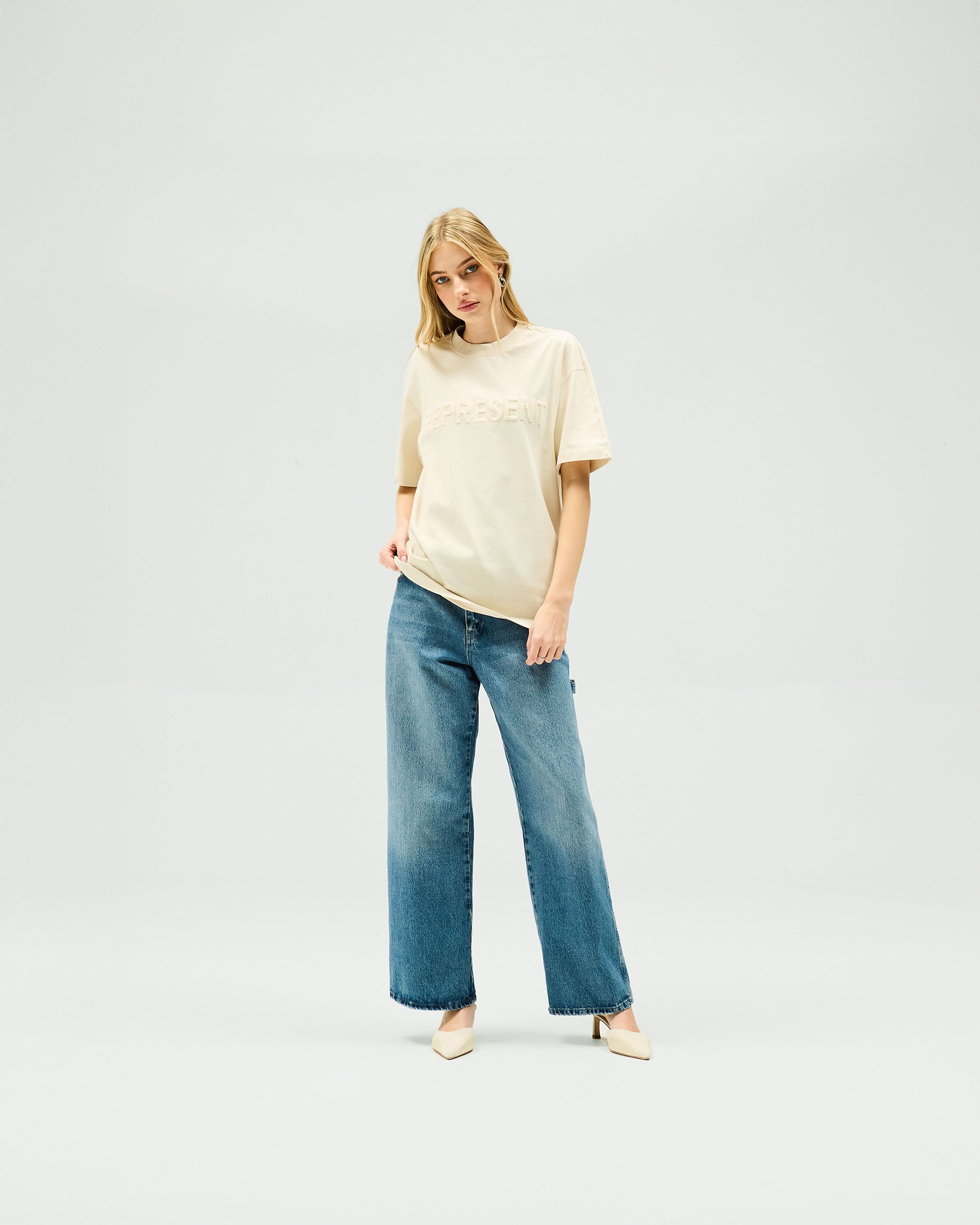 Owners Club Boyfriend T-Shirt - Lait d'Avoine