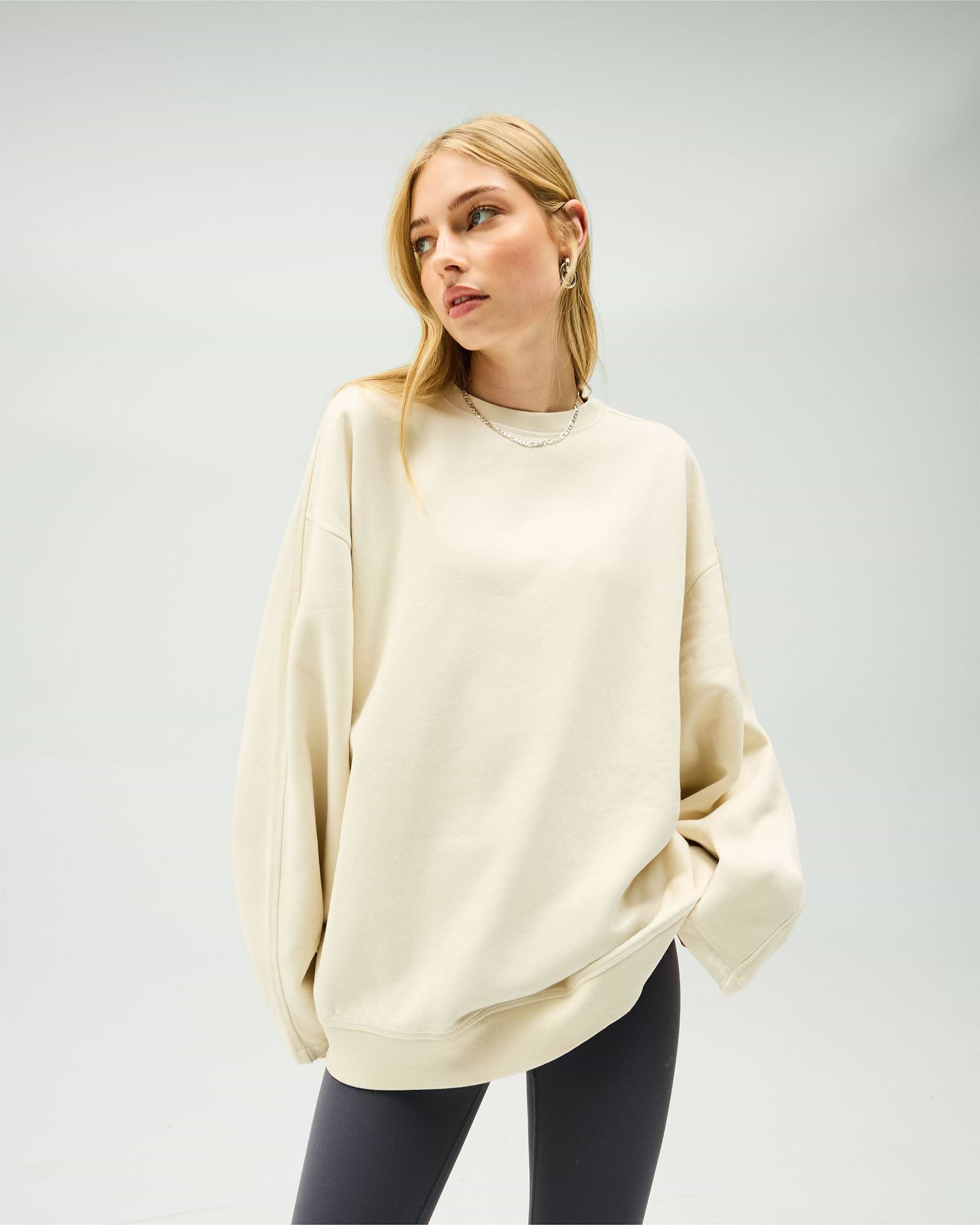 Owners Club Relaxed Sweater - Lait d'Avoine