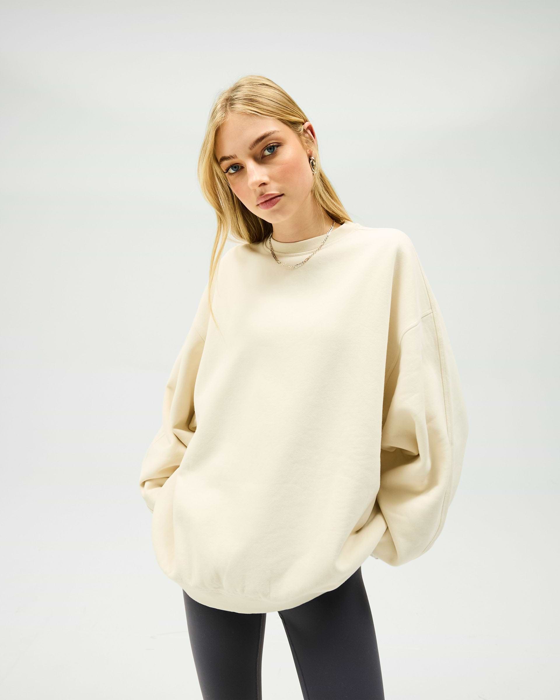 Owners Club Relaxed Sweater - Lait d'Avoine
