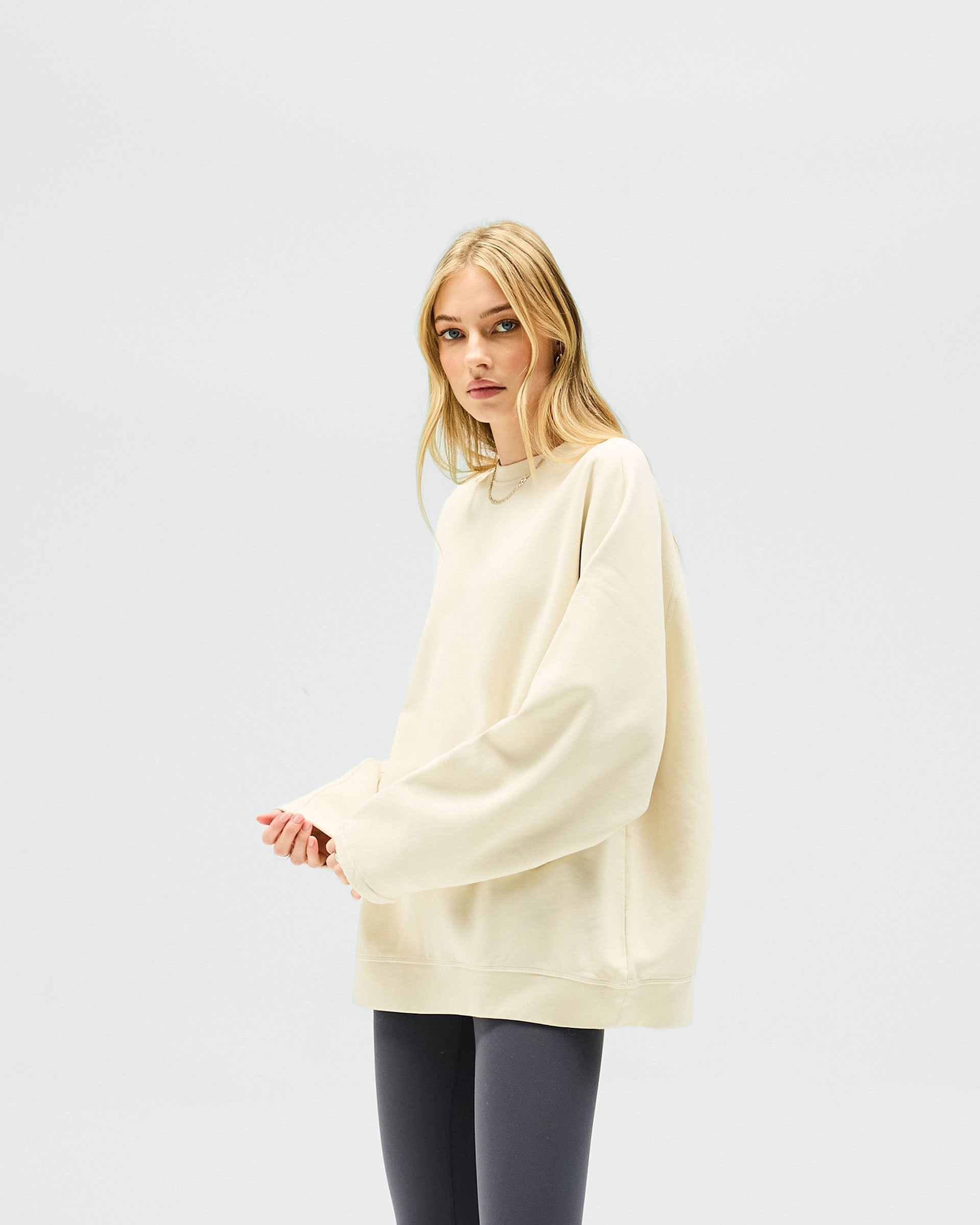 Owners Club Relaxed Sweater - Lait d'Avoine
