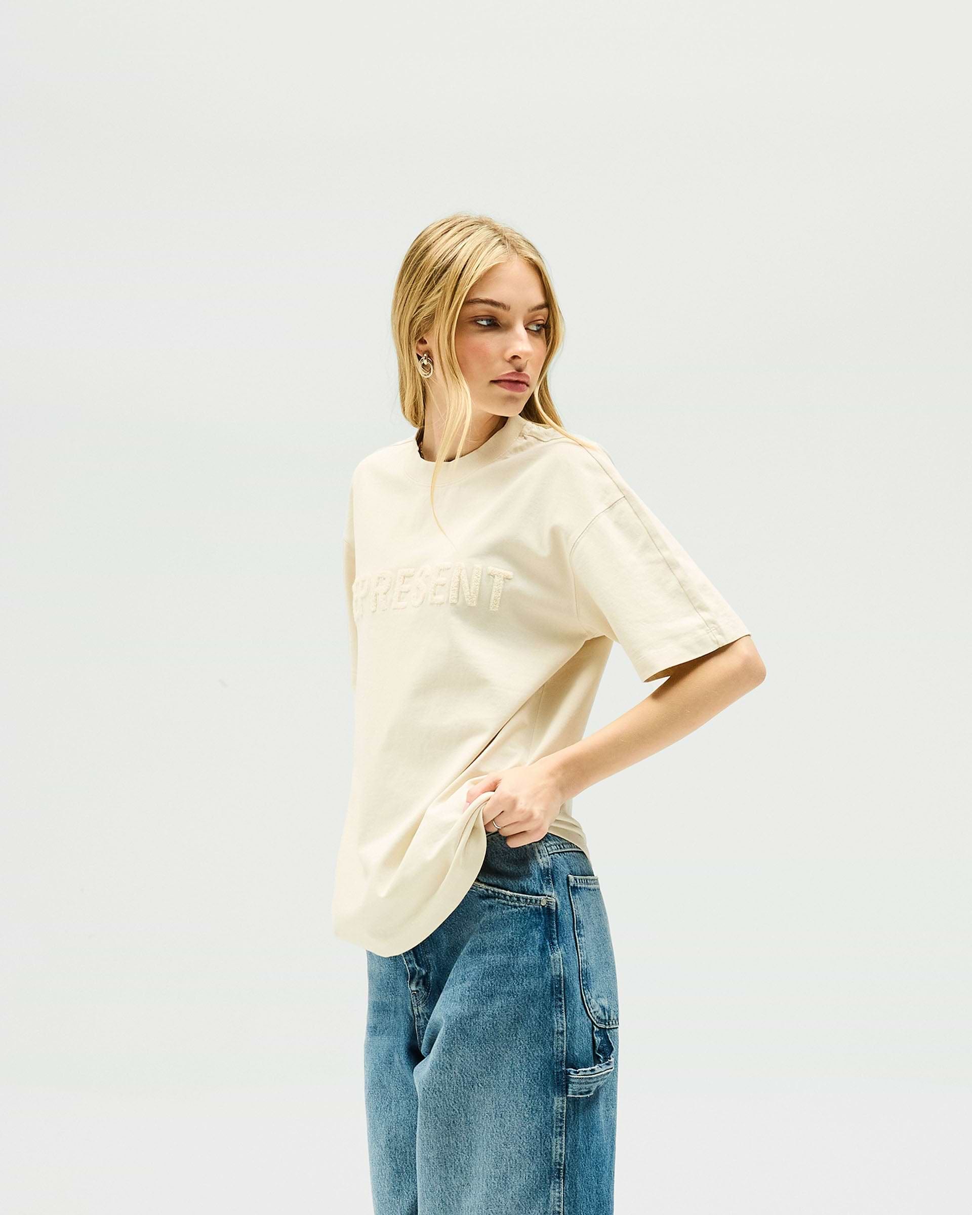 Owners Club Boyfriend T-Shirt - Lait d'Avoine