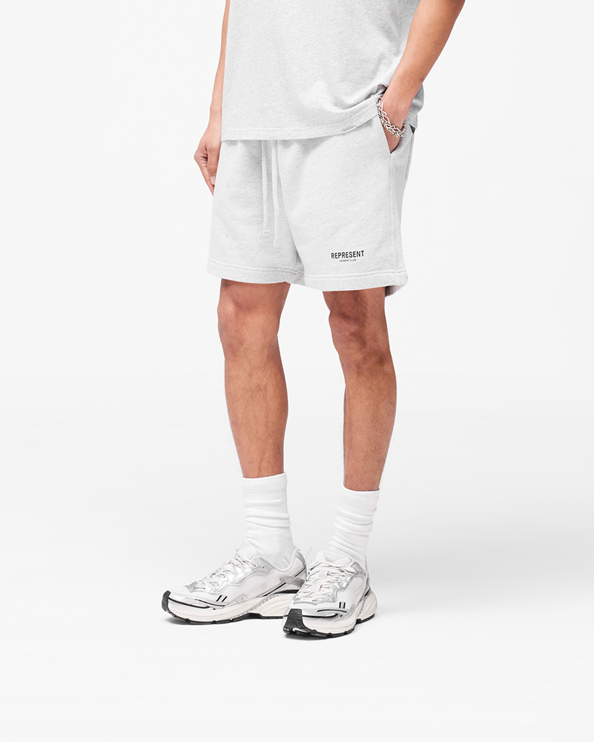 Represent Owners Club Shorts - Gris Cendré
