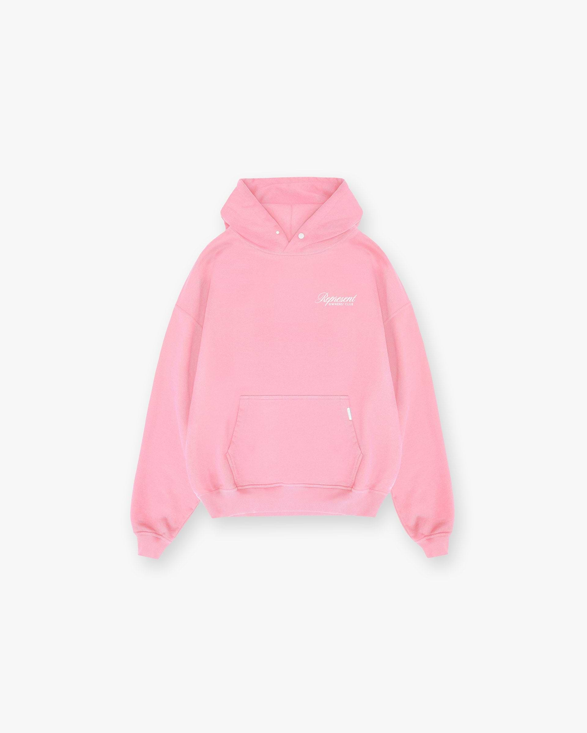 Pink colour hoodie sale