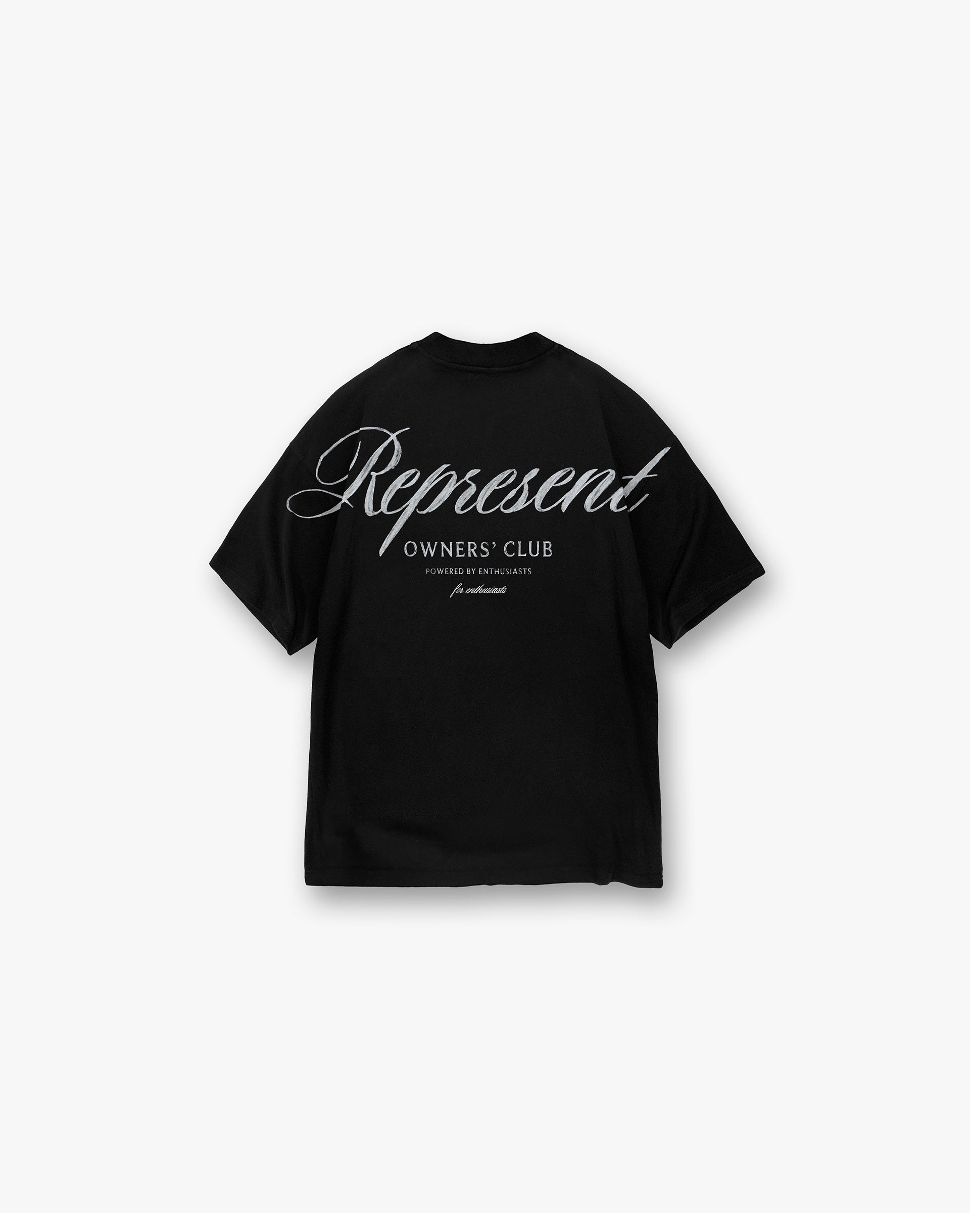 Represent Owners Club Script T-Shirt - Schwarz