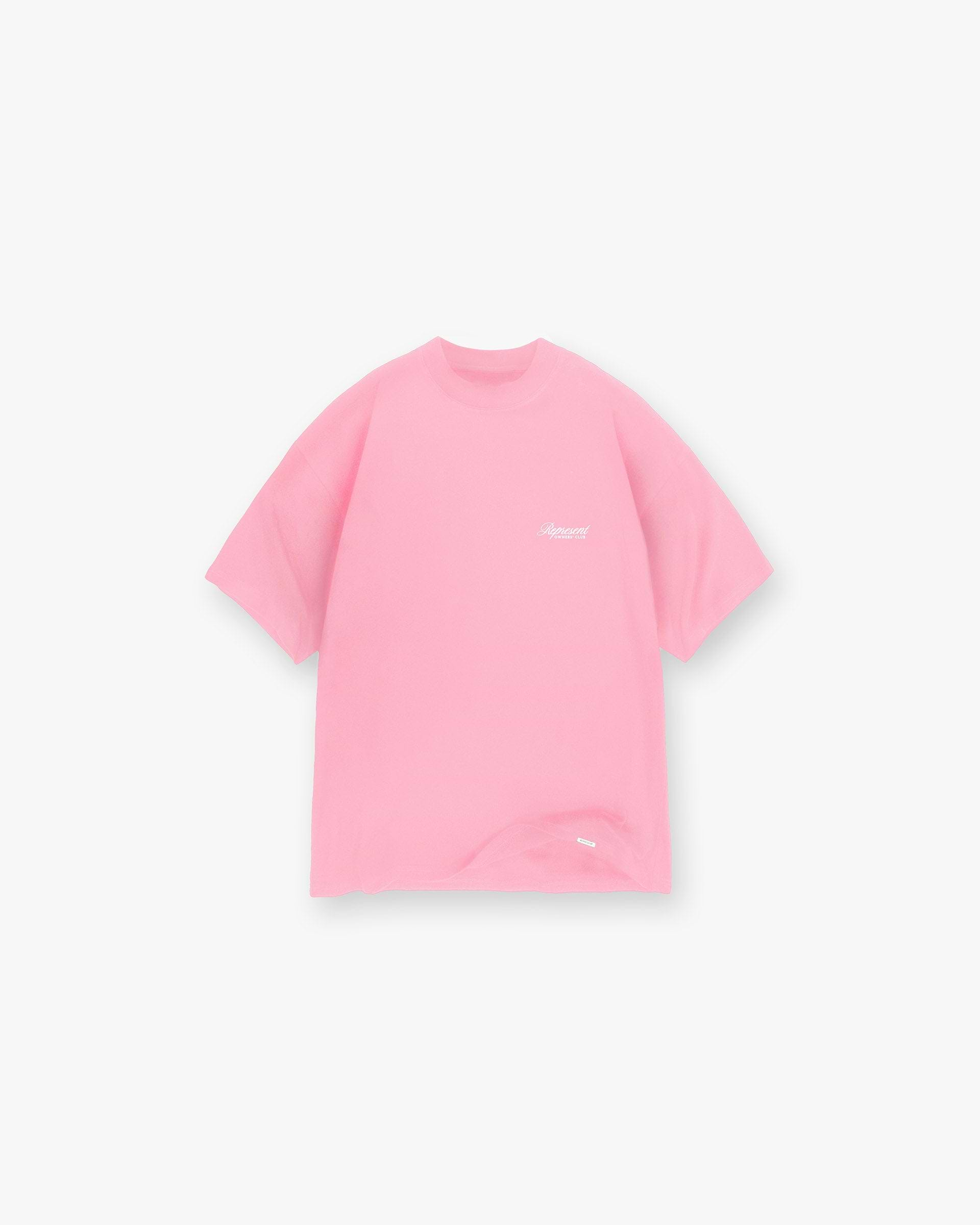 Represent Owners Club Script T-Shirt - Rosa