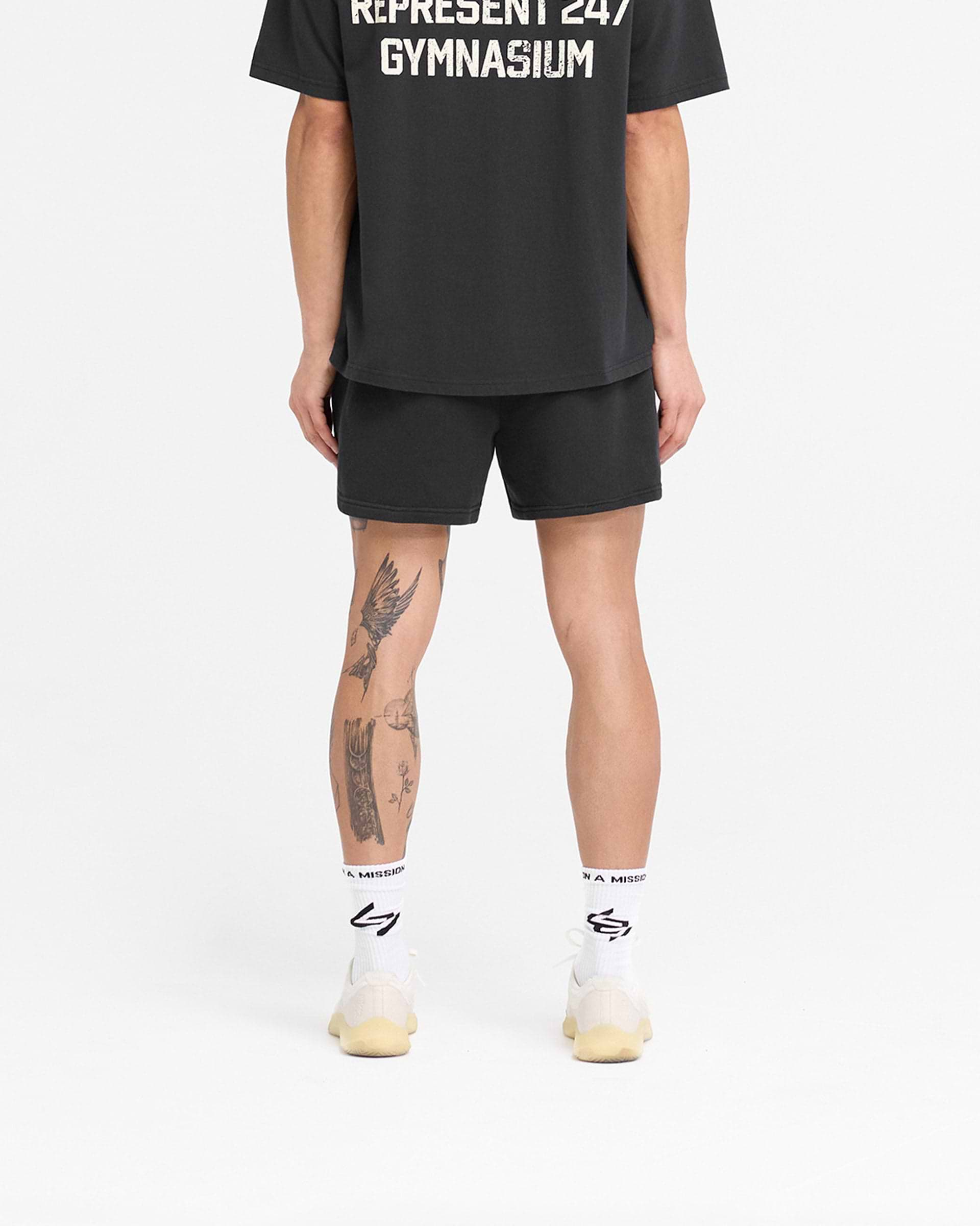 247 Gymnasium Jersey Shorts - Dunkelschwarz