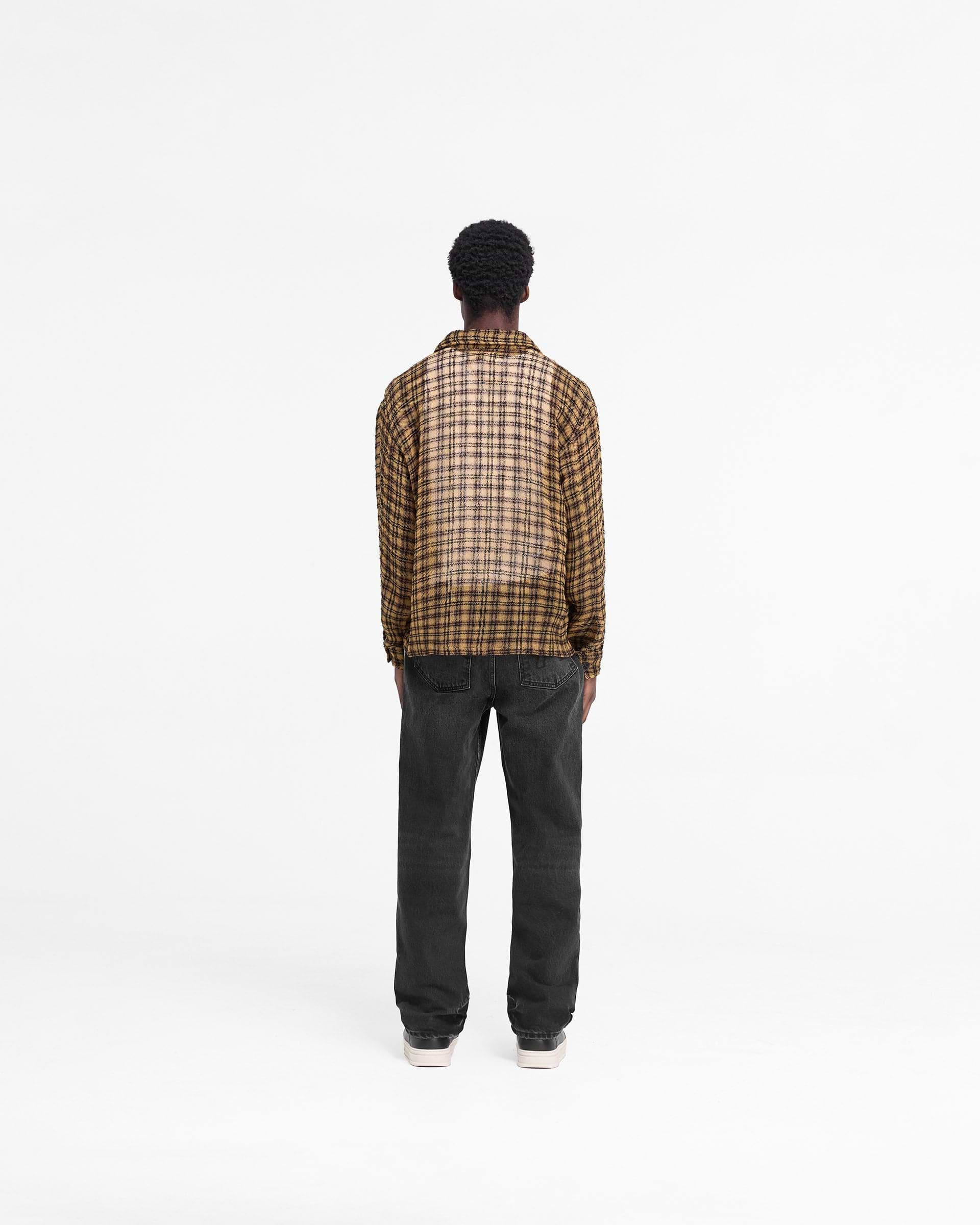 Check Flannel Shirt - Carreau Jaune