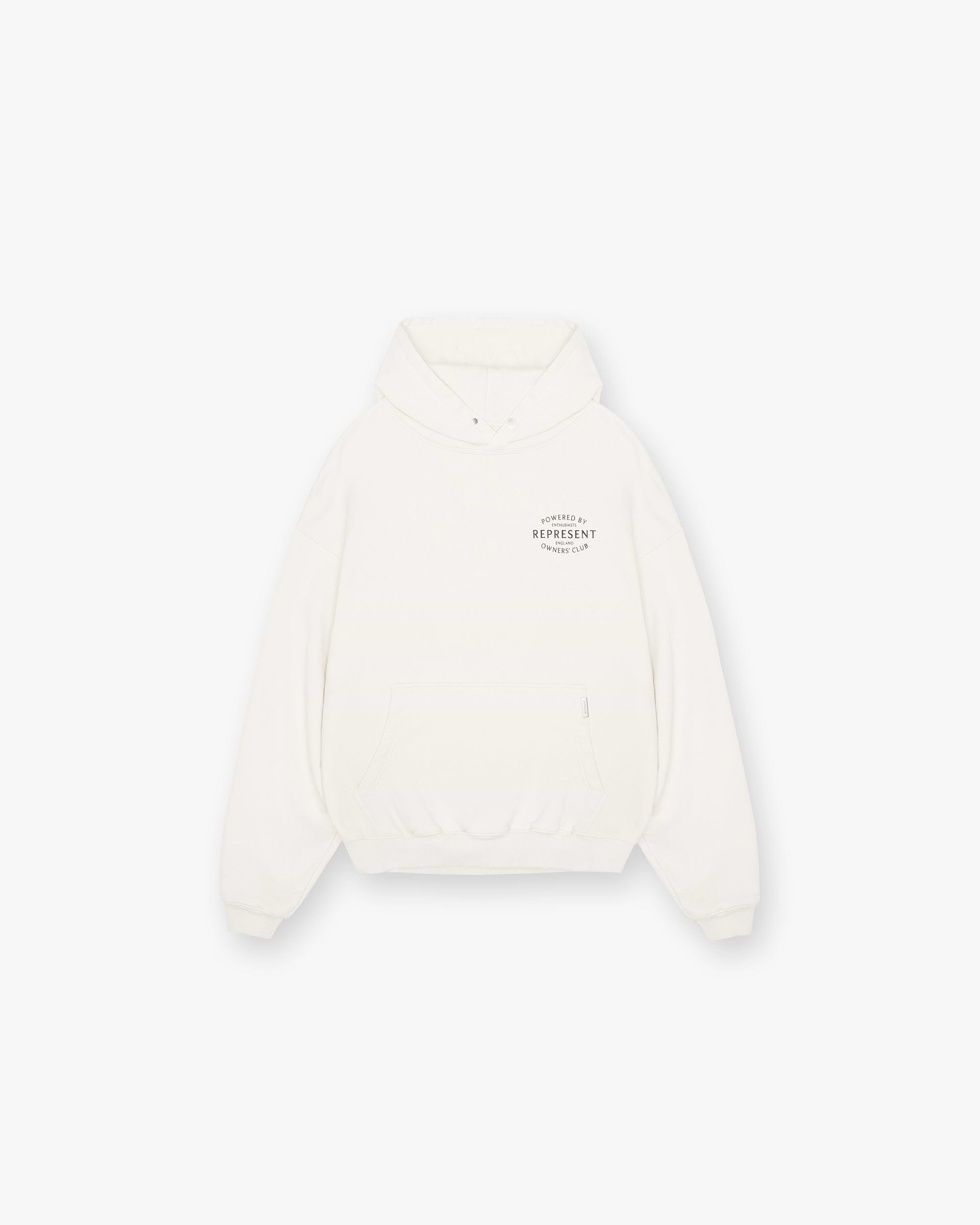 Represent Owners Club Stamp Hoodie - CREMEWEISS