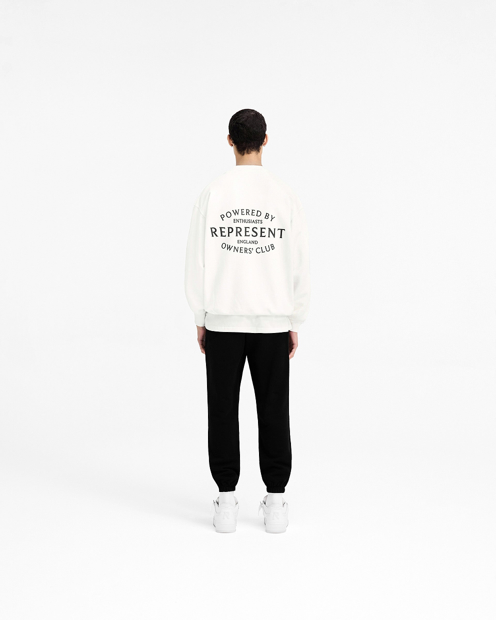 Represent Owners Club Stamp Sweater - CREMEWEISS